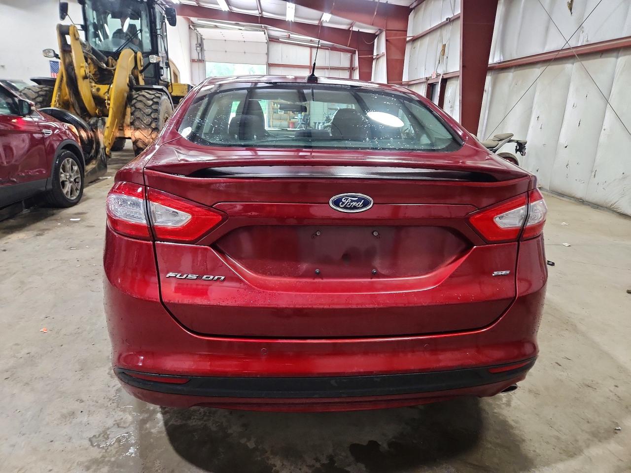 2014 Ford Fusion Se Red vin: 3FA6P0H7XER189759