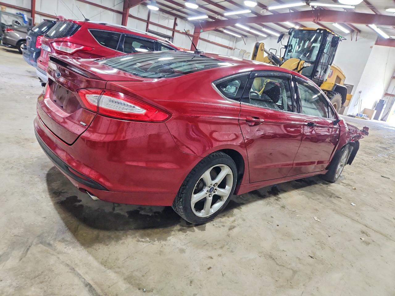 2014 Ford Fusion Se Red vin: 3FA6P0H7XER189759