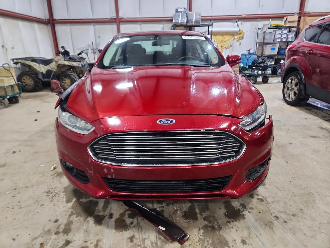 2014 Ford Fusion Se Red vin: 3FA6P0H7XER189759