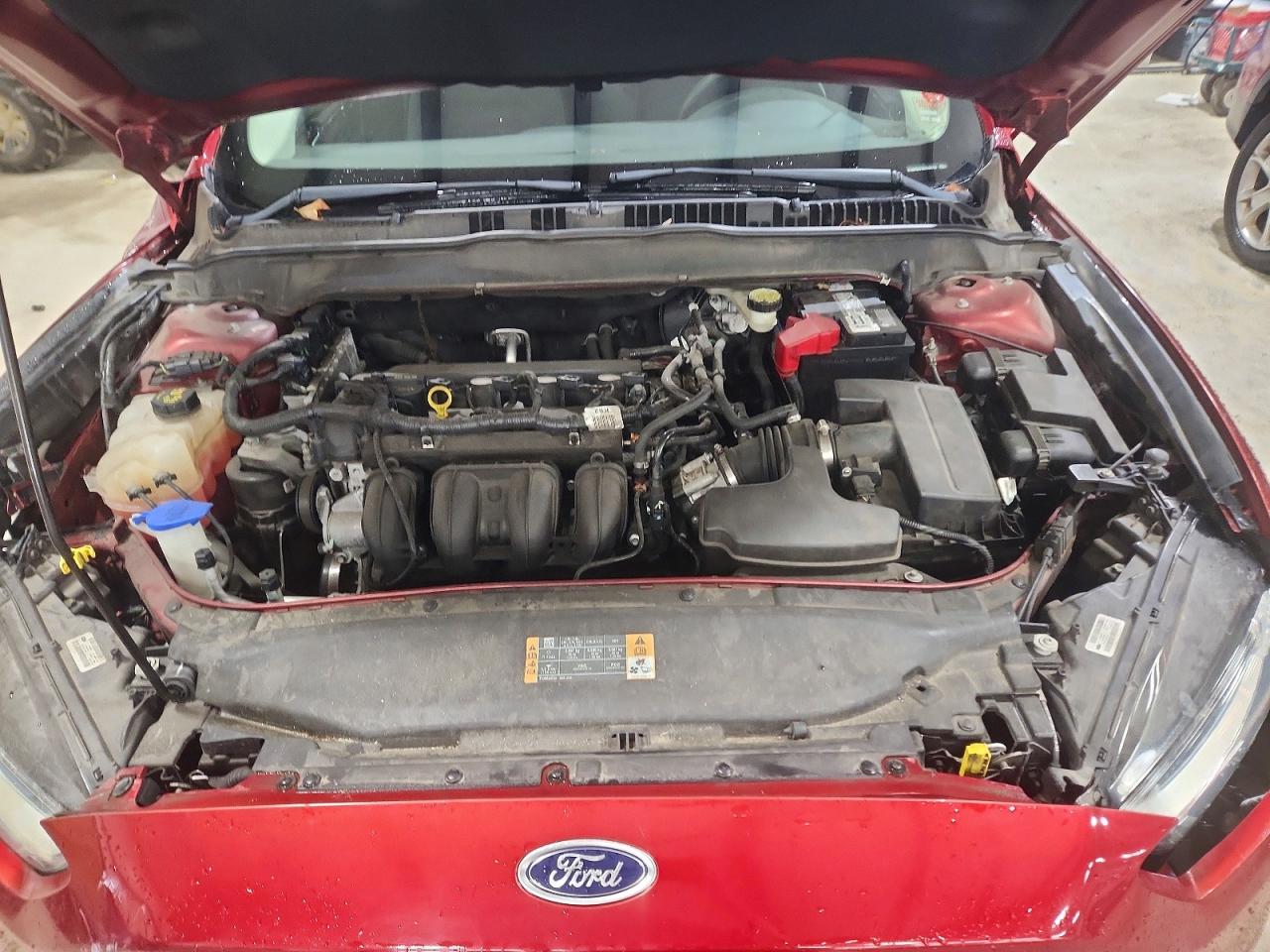 2014 Ford Fusion Se Red vin: 3FA6P0H7XER189759