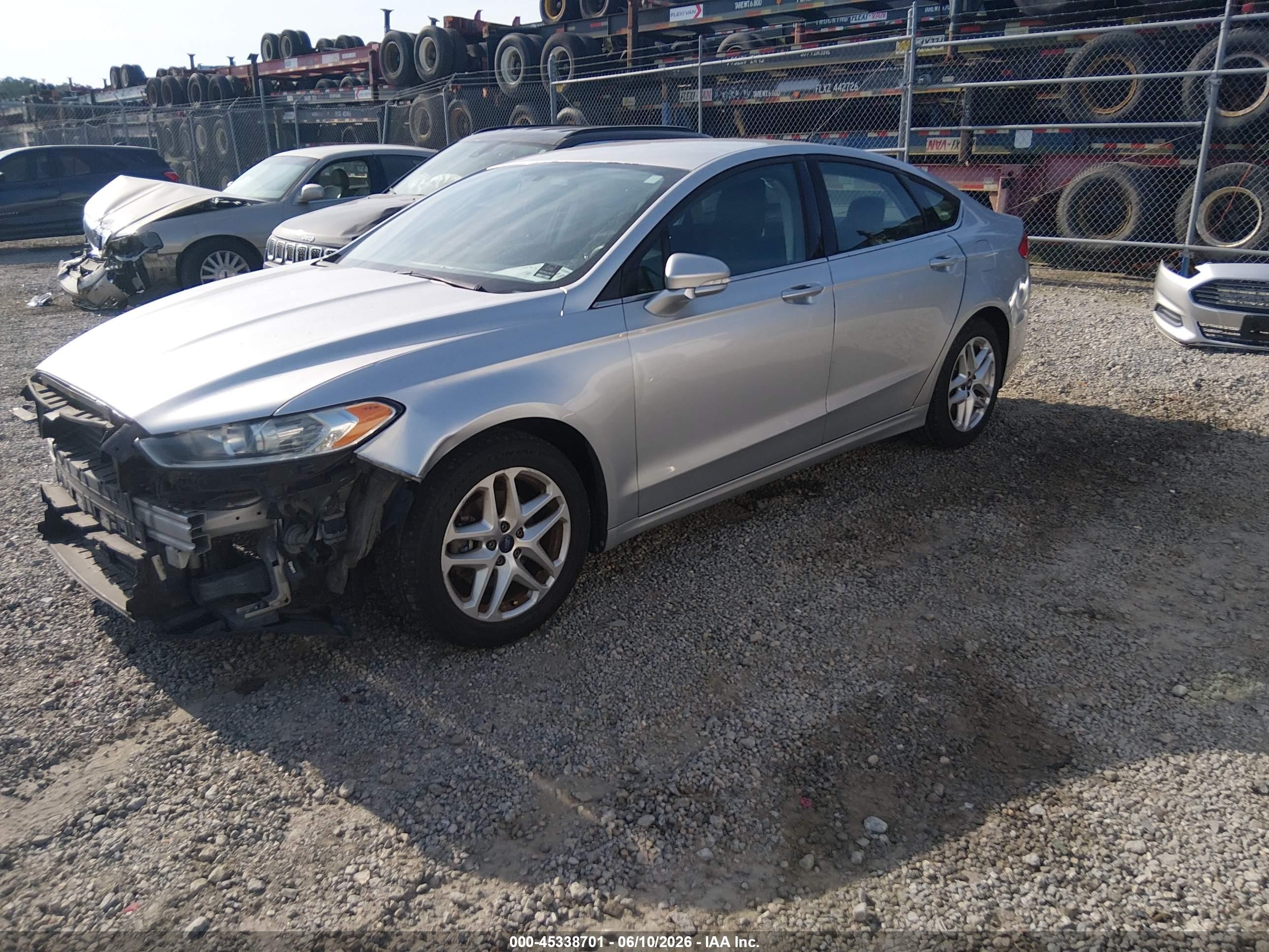 2014 Ford Fusion Se Silver vin: 3FA6P0H7XER191091