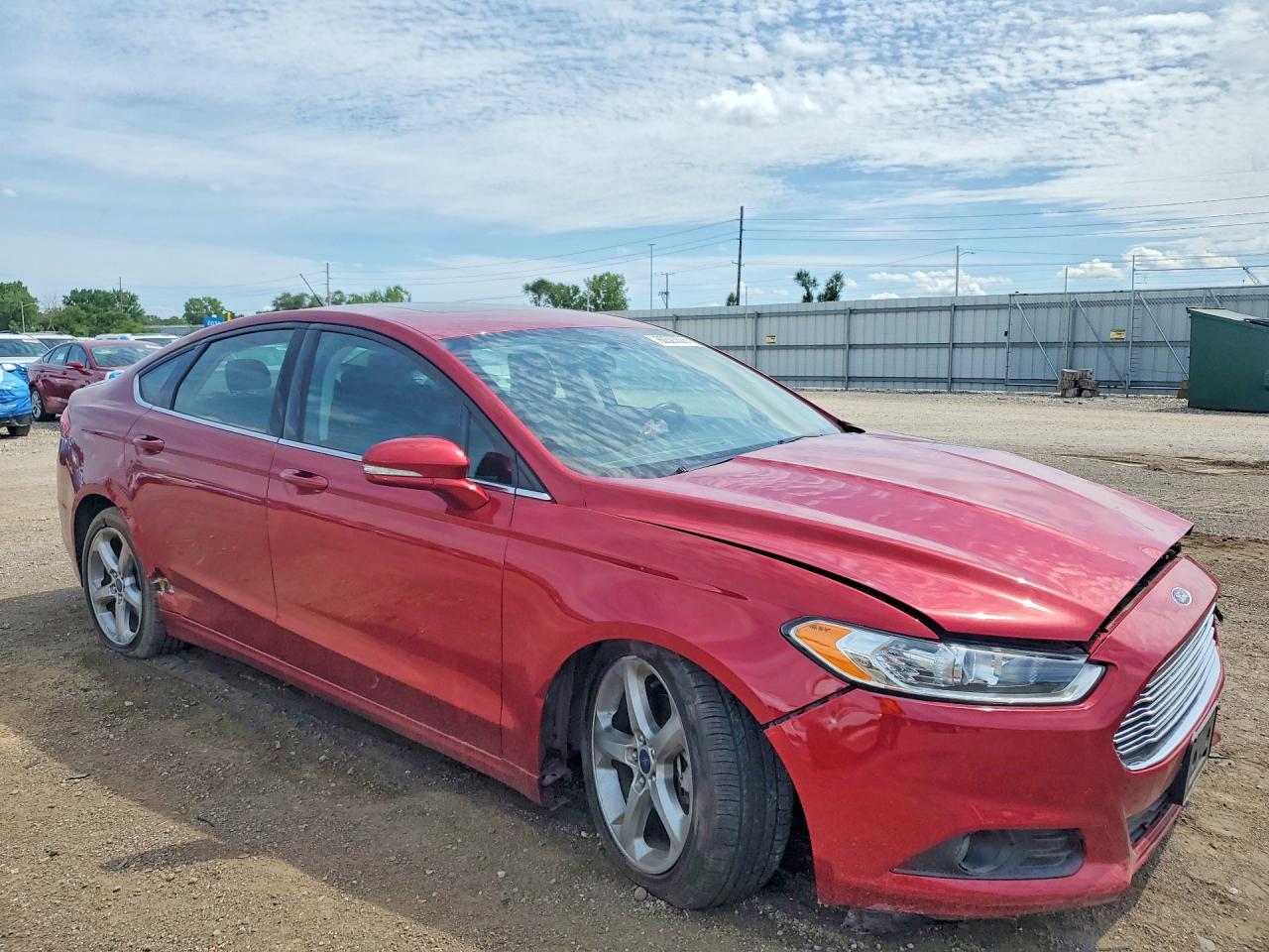 2014 Ford Fusion Se Burgundy vin: 3FA6P0H7XER194444