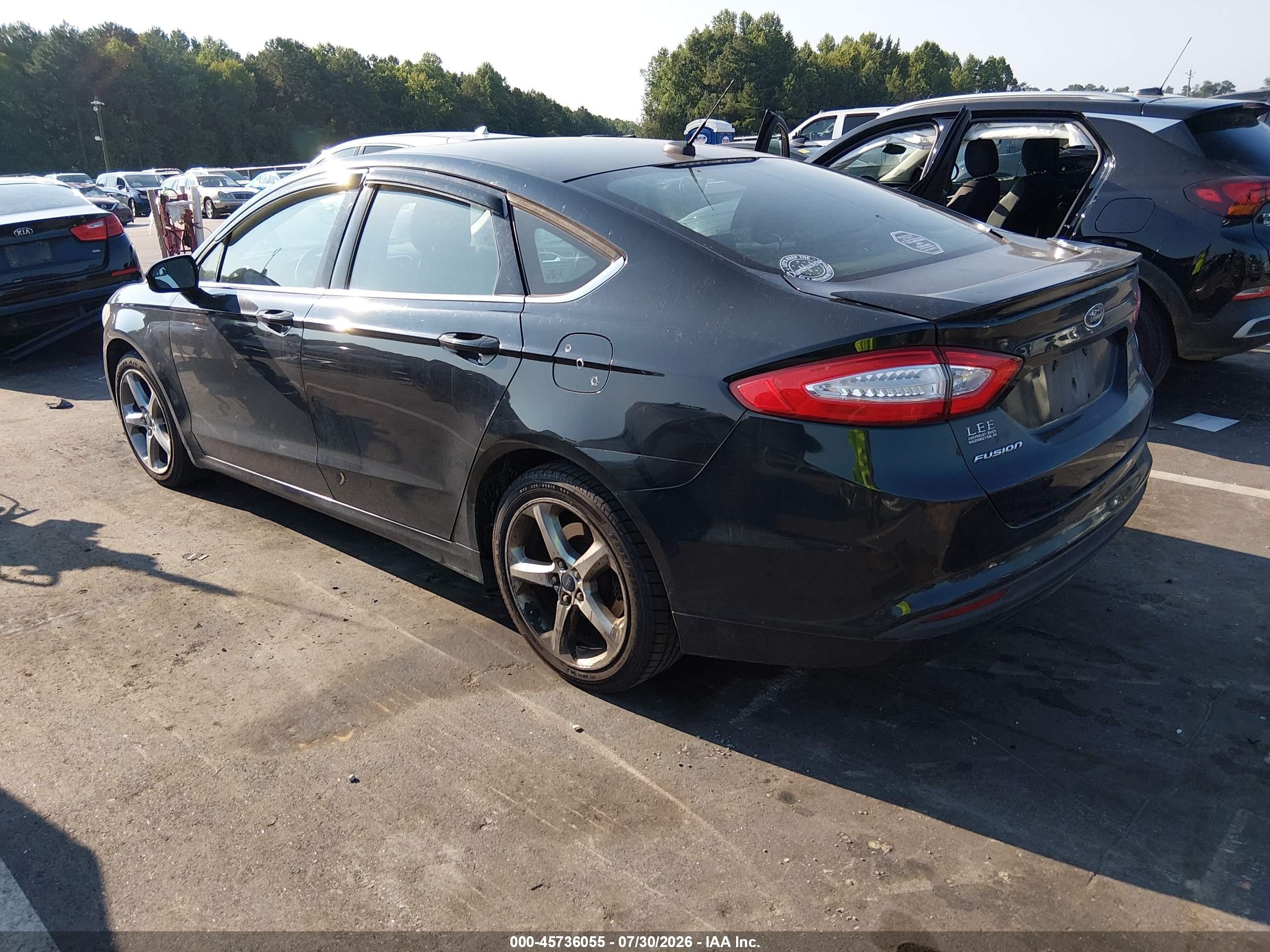 2014 Ford Fusion Se Черный vin: 3FA6P0H7XER238894