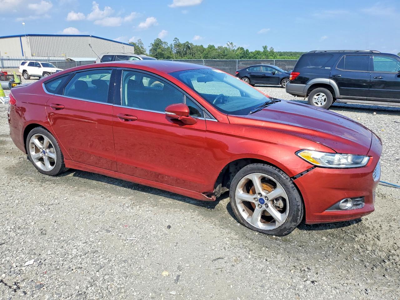 2014 Ford Fusion Se Orange vin: 3FA6P0H7XER238927