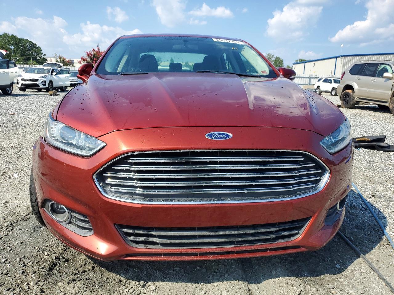 2014 Ford Fusion Se Orange vin: 3FA6P0H7XER238927