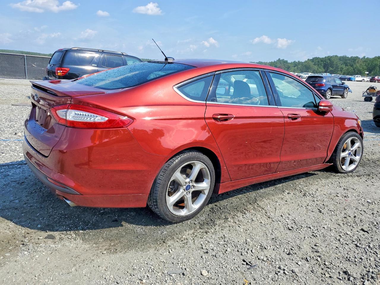 2014 Ford Fusion Se Orange vin: 3FA6P0H7XER238927