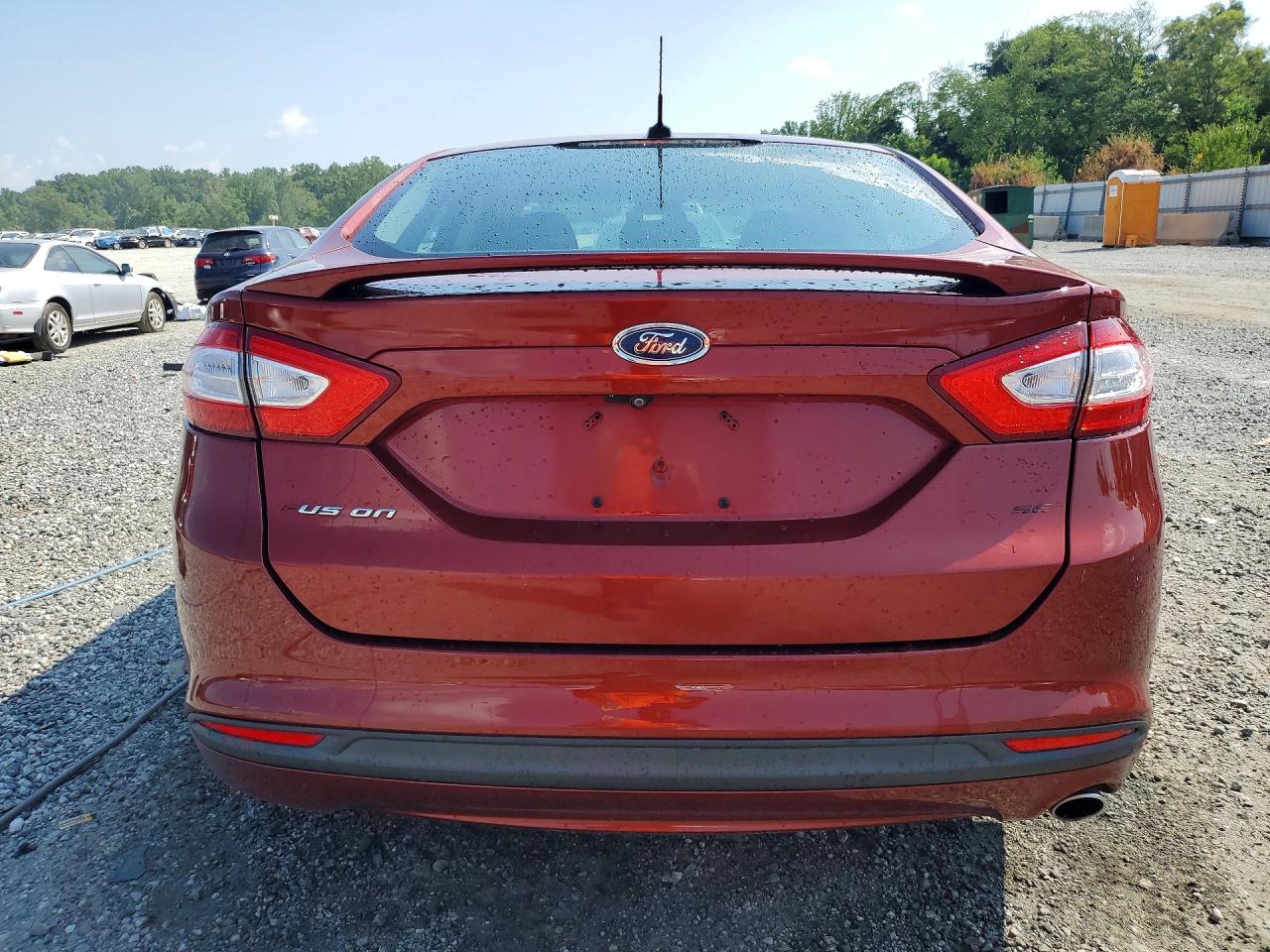 2014 Ford Fusion Se Orange vin: 3FA6P0H7XER238927