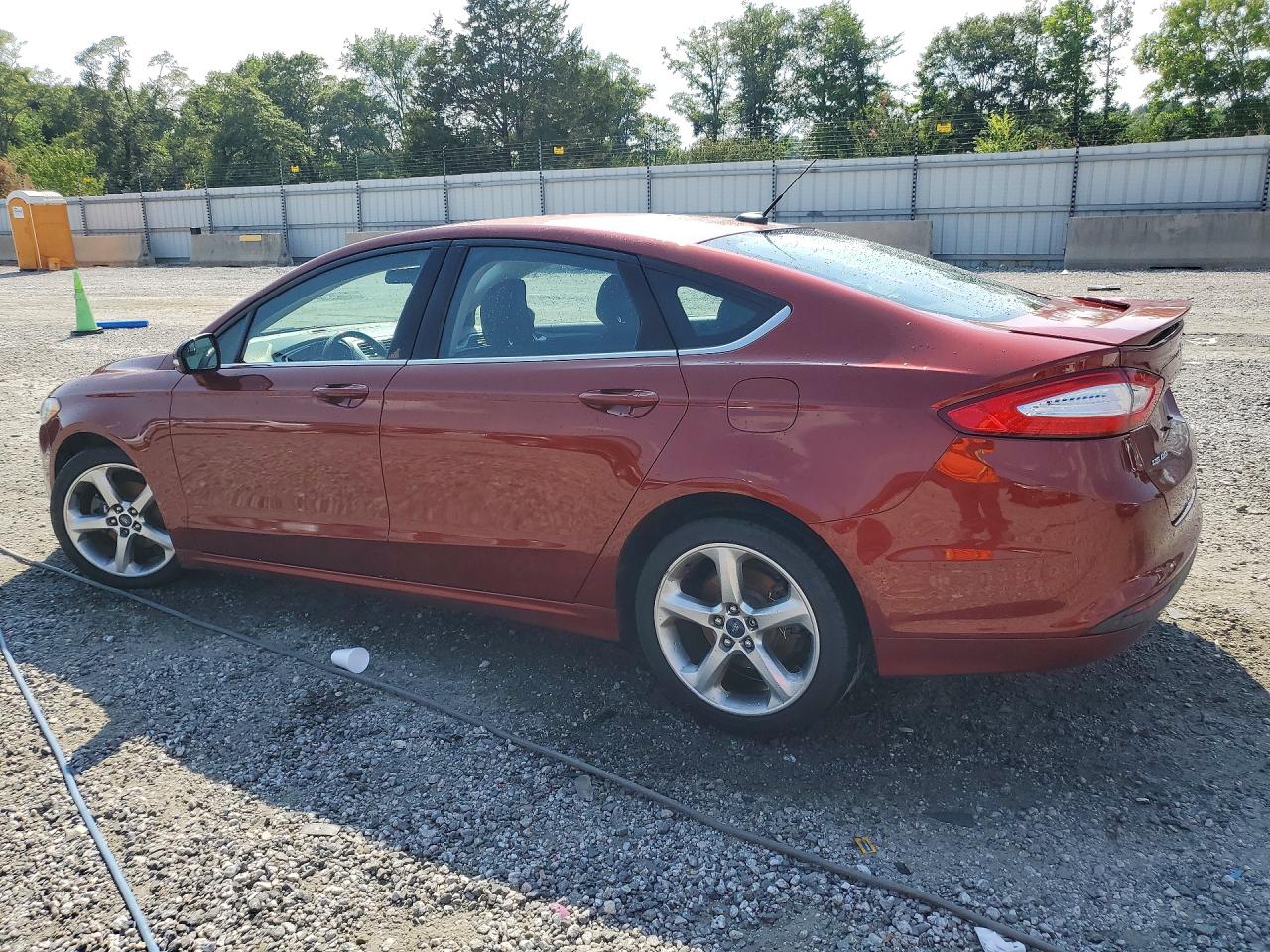 2014 Ford Fusion Se Orange vin: 3FA6P0H7XER238927