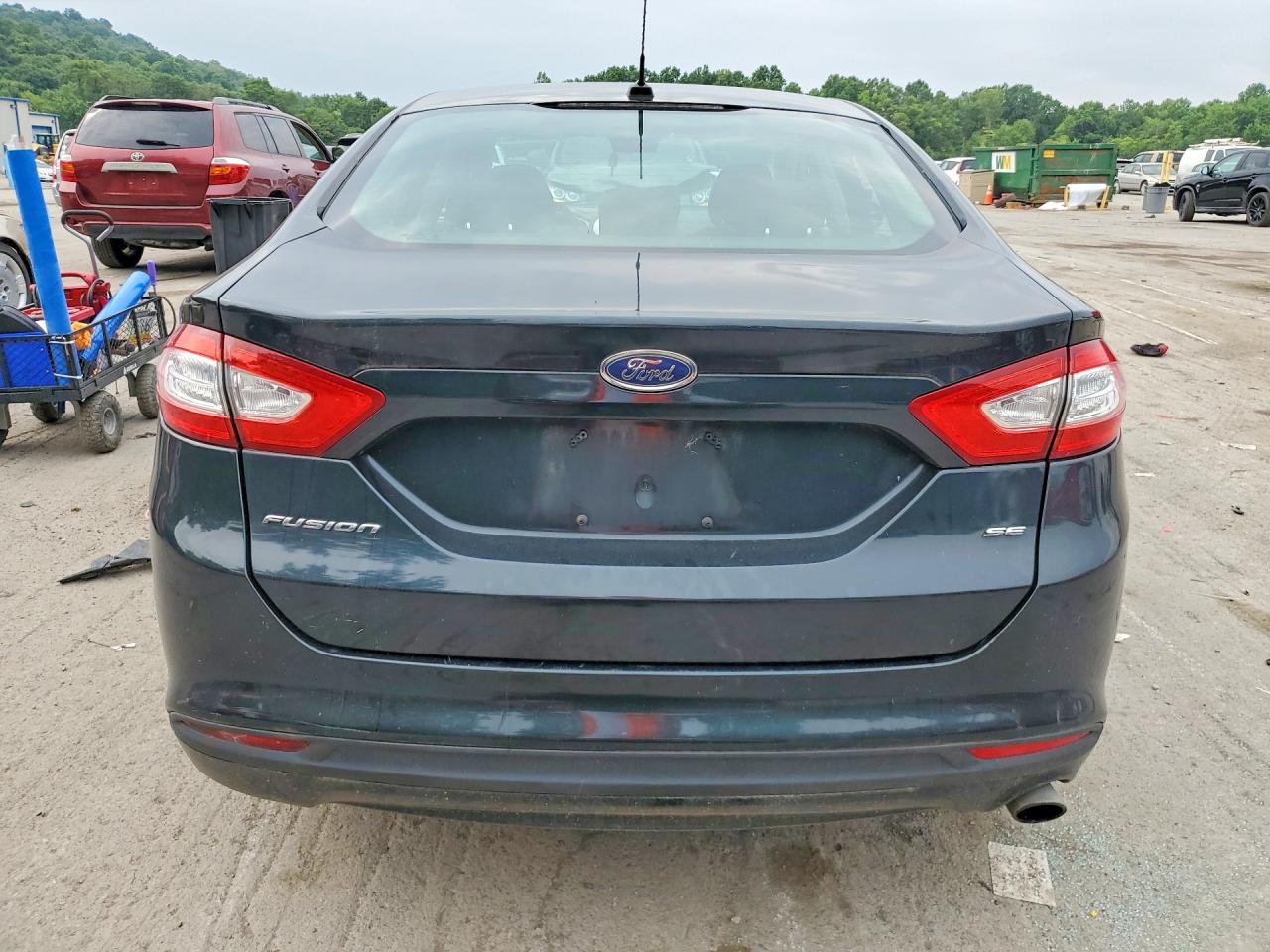 2014 Ford Fusion Se Green vin: 3FA6P0H7XER239964