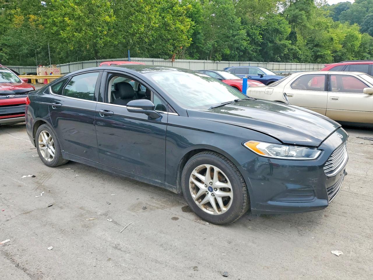 2014 Ford Fusion Se Green vin: 3FA6P0H7XER239964