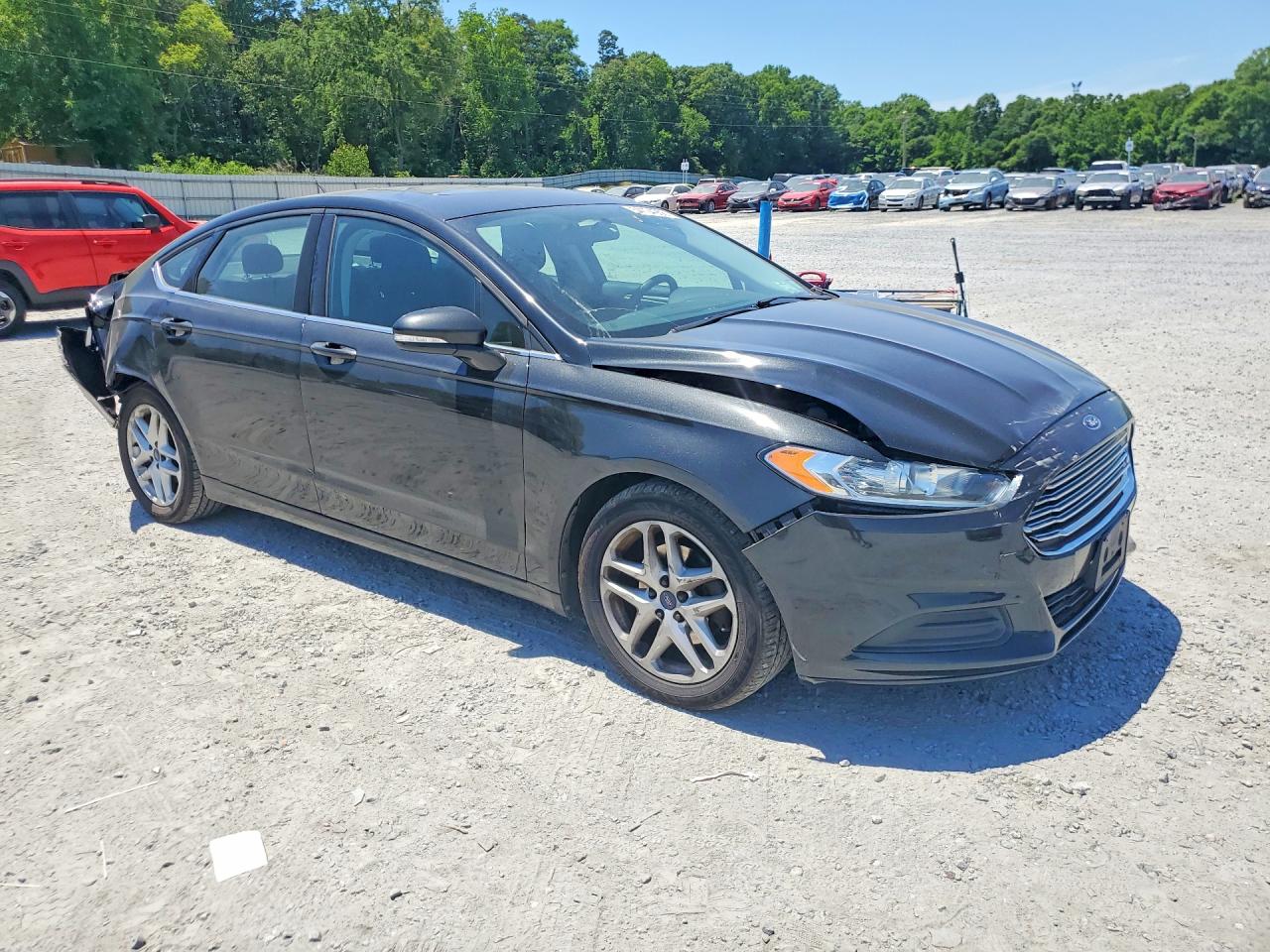 2014 Ford Fusion Se Black vin: 3FA6P0H7XER253430