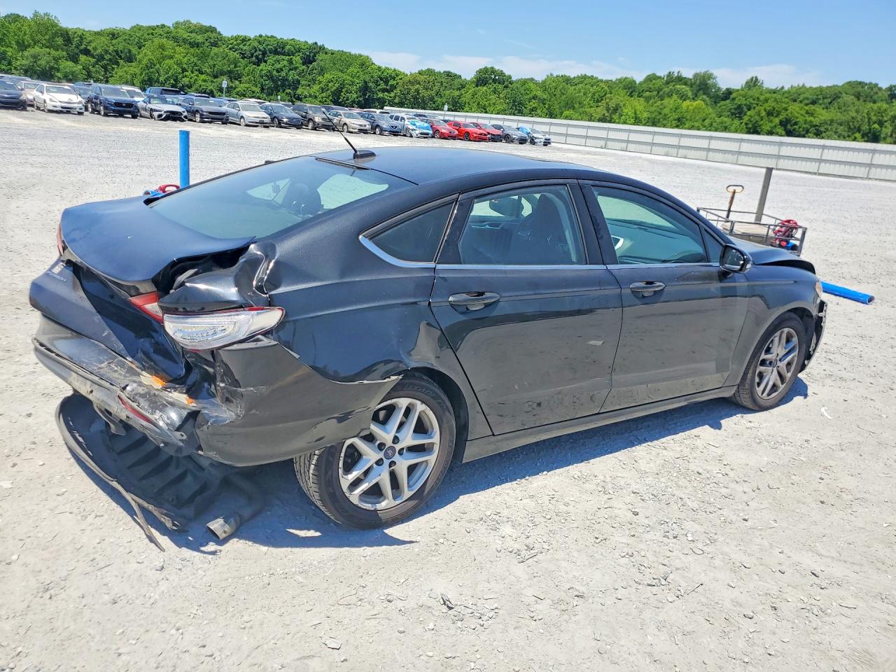 2014 Ford Fusion Se Black vin: 3FA6P0H7XER253430