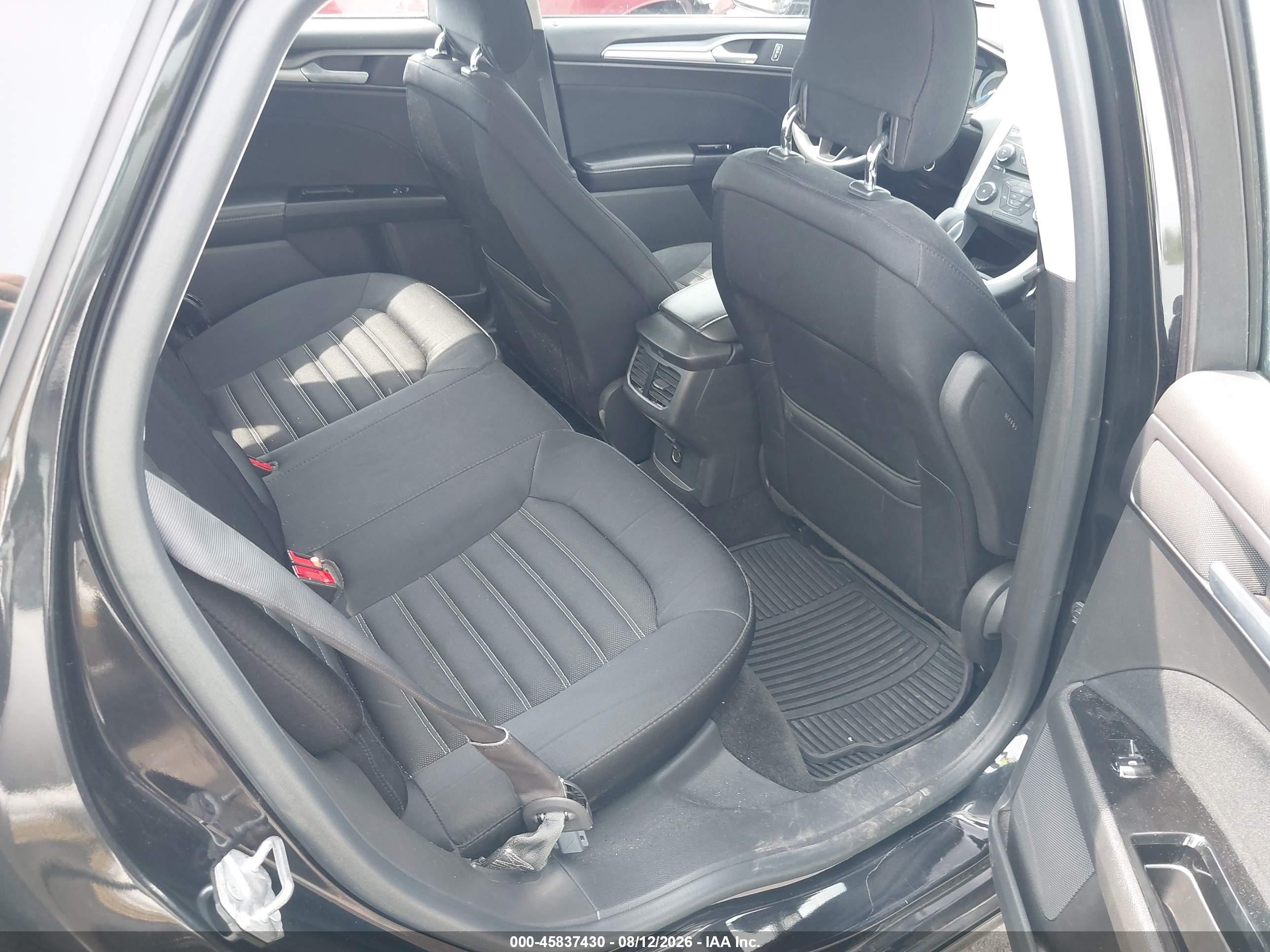 2014 Ford Fusion Se Black vin: 3FA6P0H7XER286055