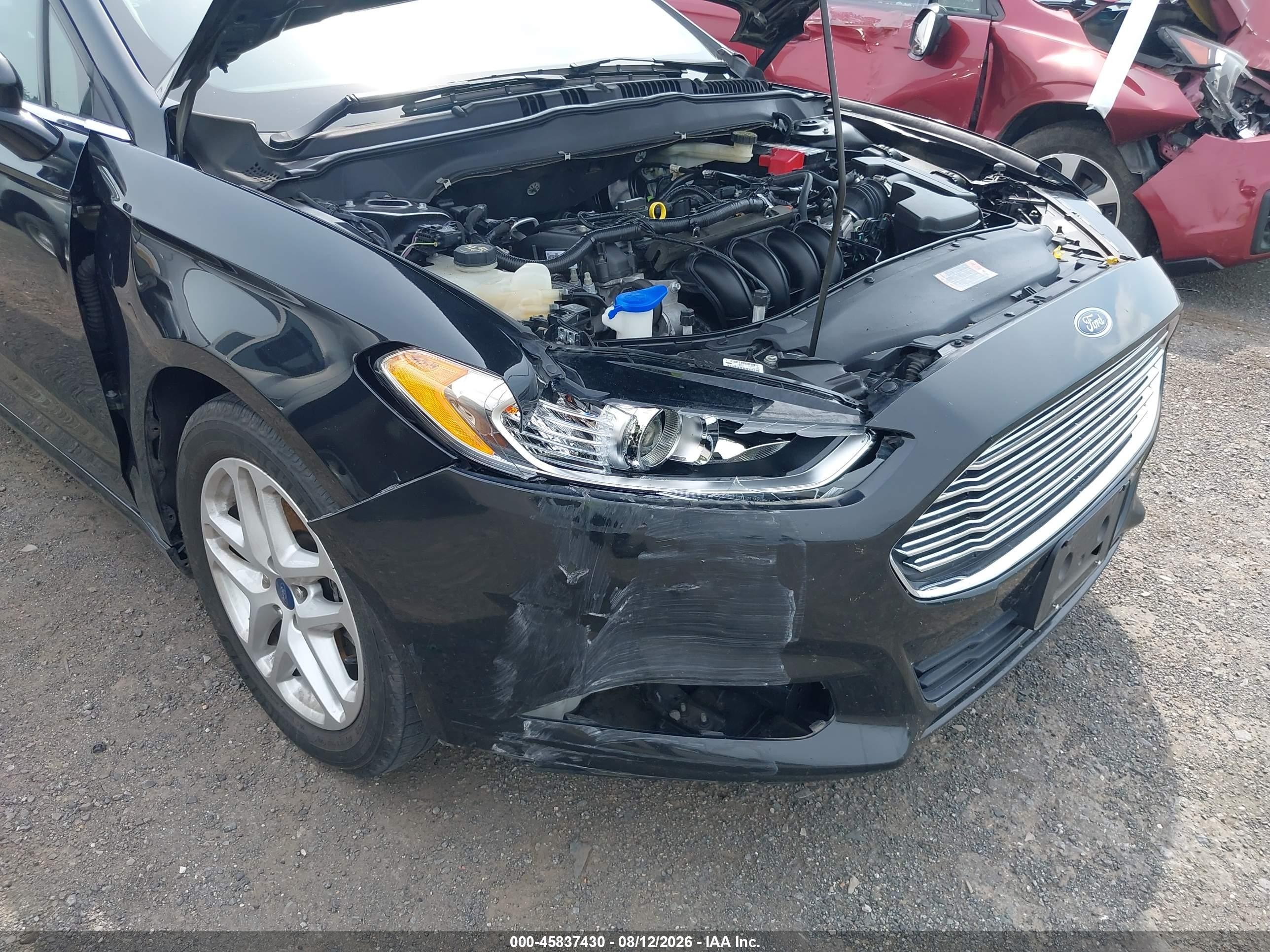 2014 Ford Fusion Se Black vin: 3FA6P0H7XER286055