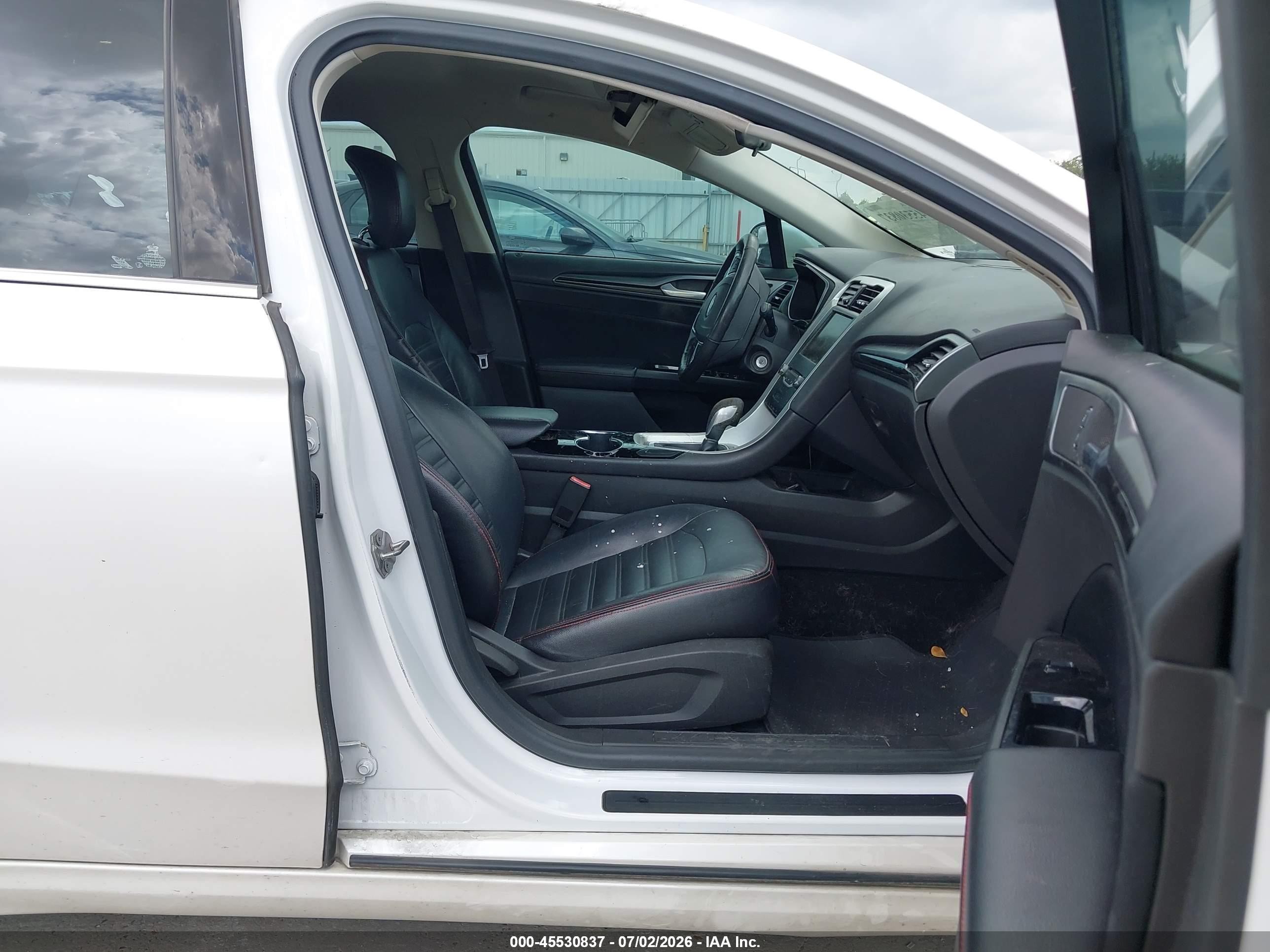 2014 Ford Fusion Se White vin: 3FA6P0H7XER315117
