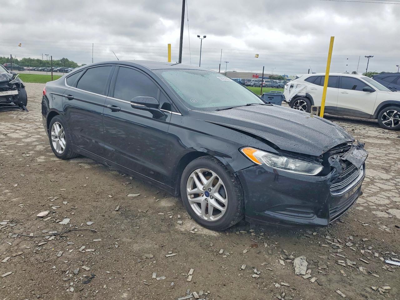 2014 Ford Fusion Se Black vin: 3FA6P0H7XER352362