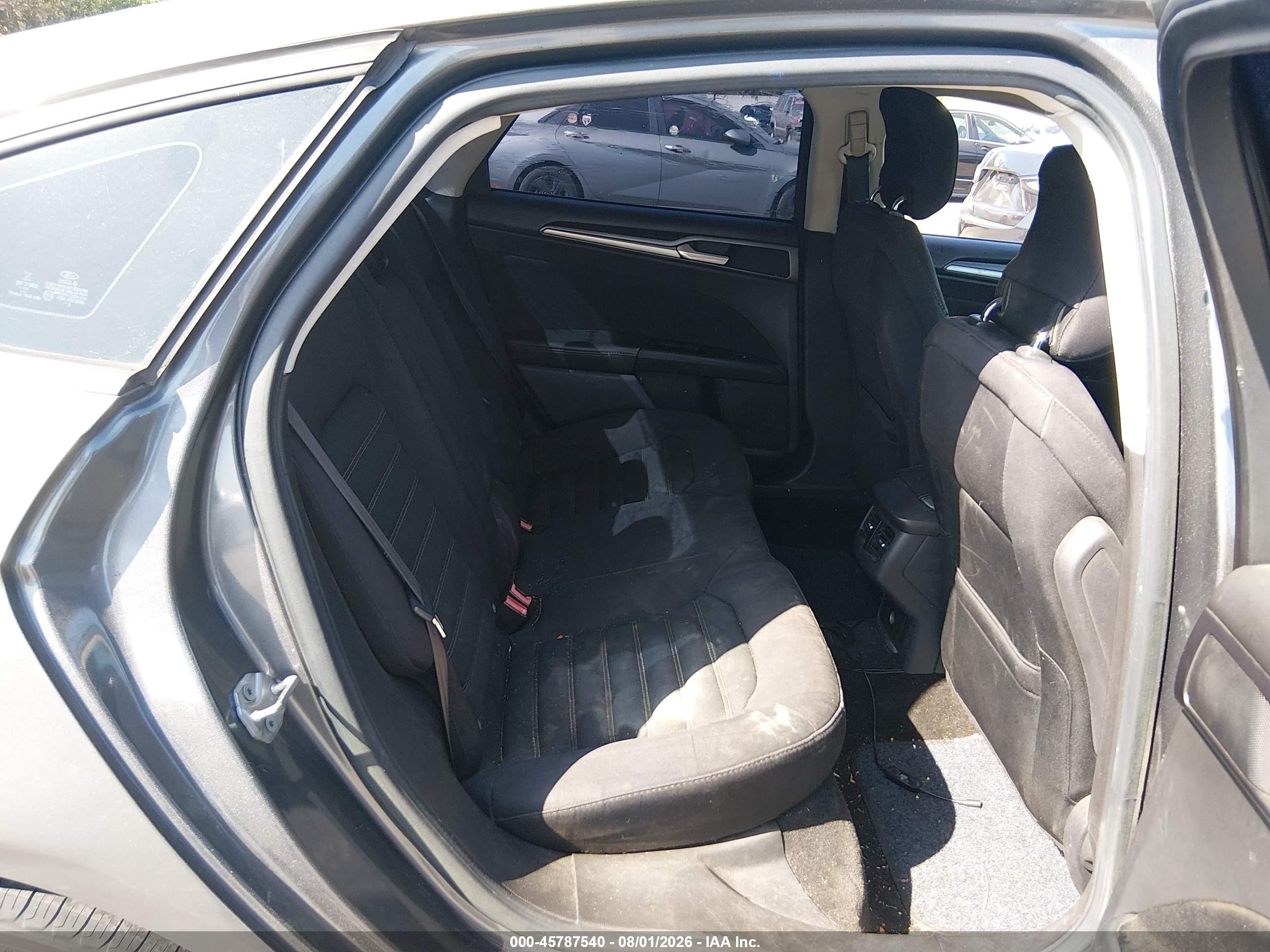 2014 Ford Fusion Se Gray vin: 3FA6P0H7XER366343