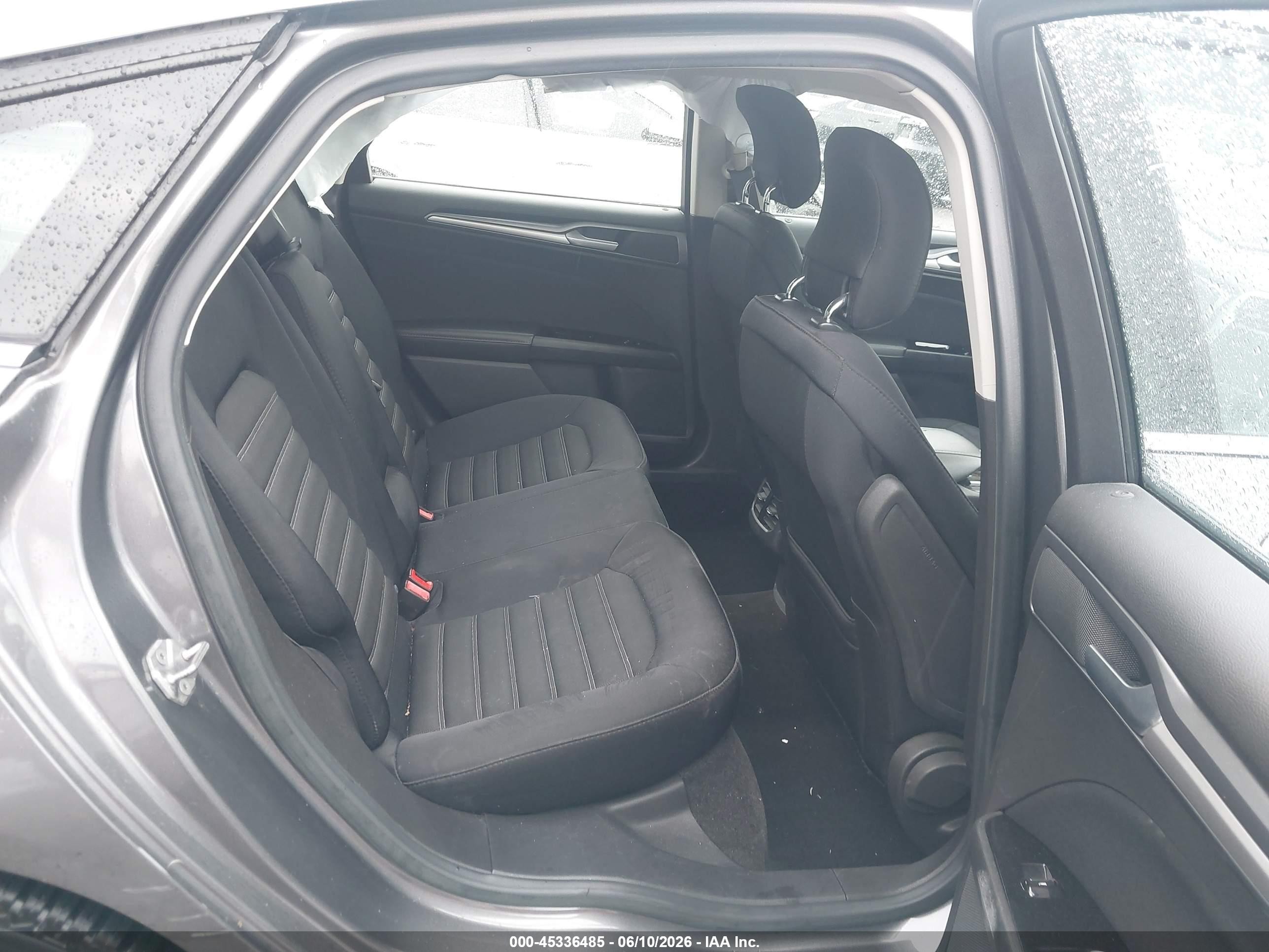 2014 Ford Fusion Se Gray vin: 3FA6P0H7XER373647