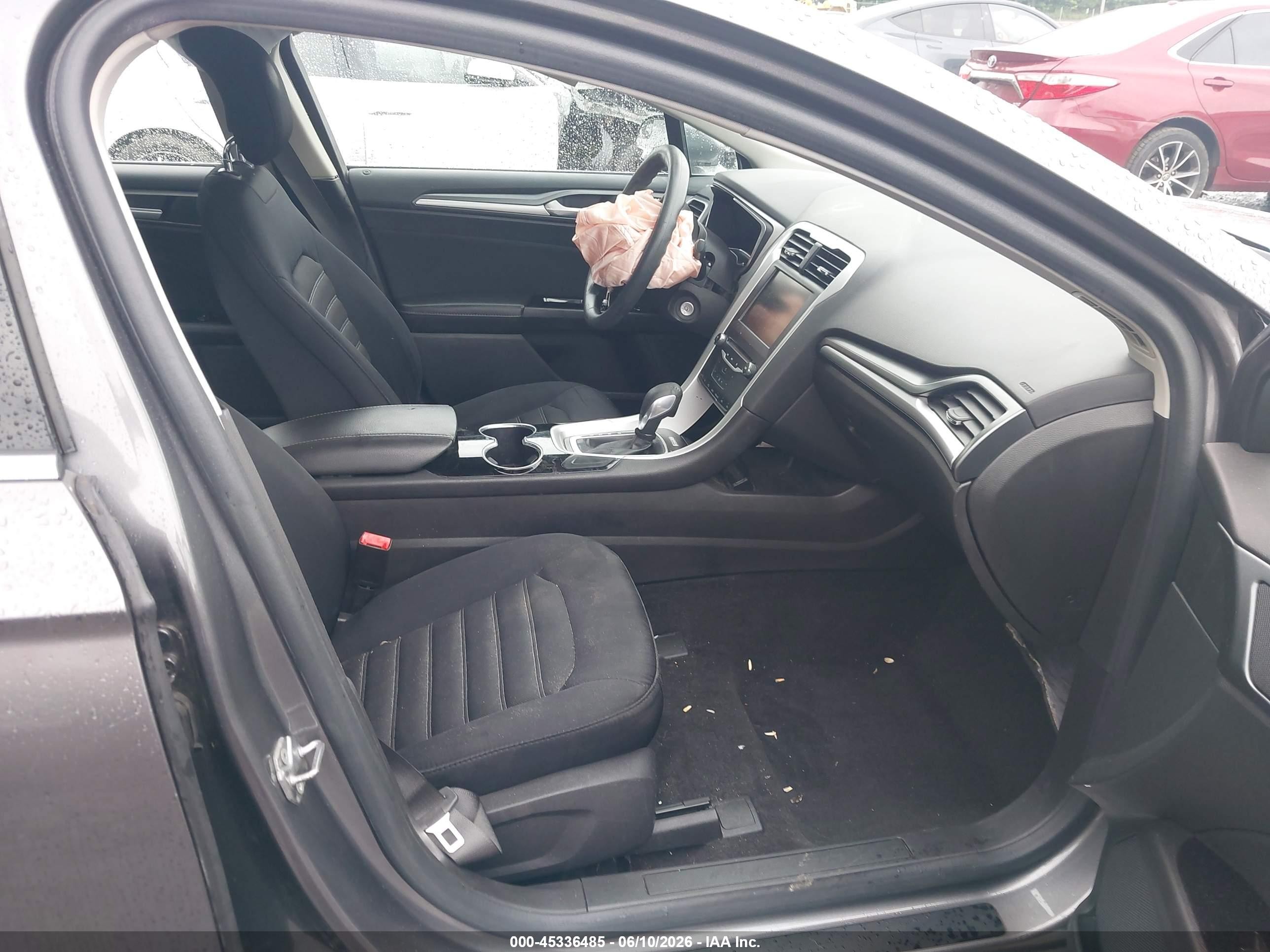 2014 Ford Fusion Se Gray vin: 3FA6P0H7XER373647
