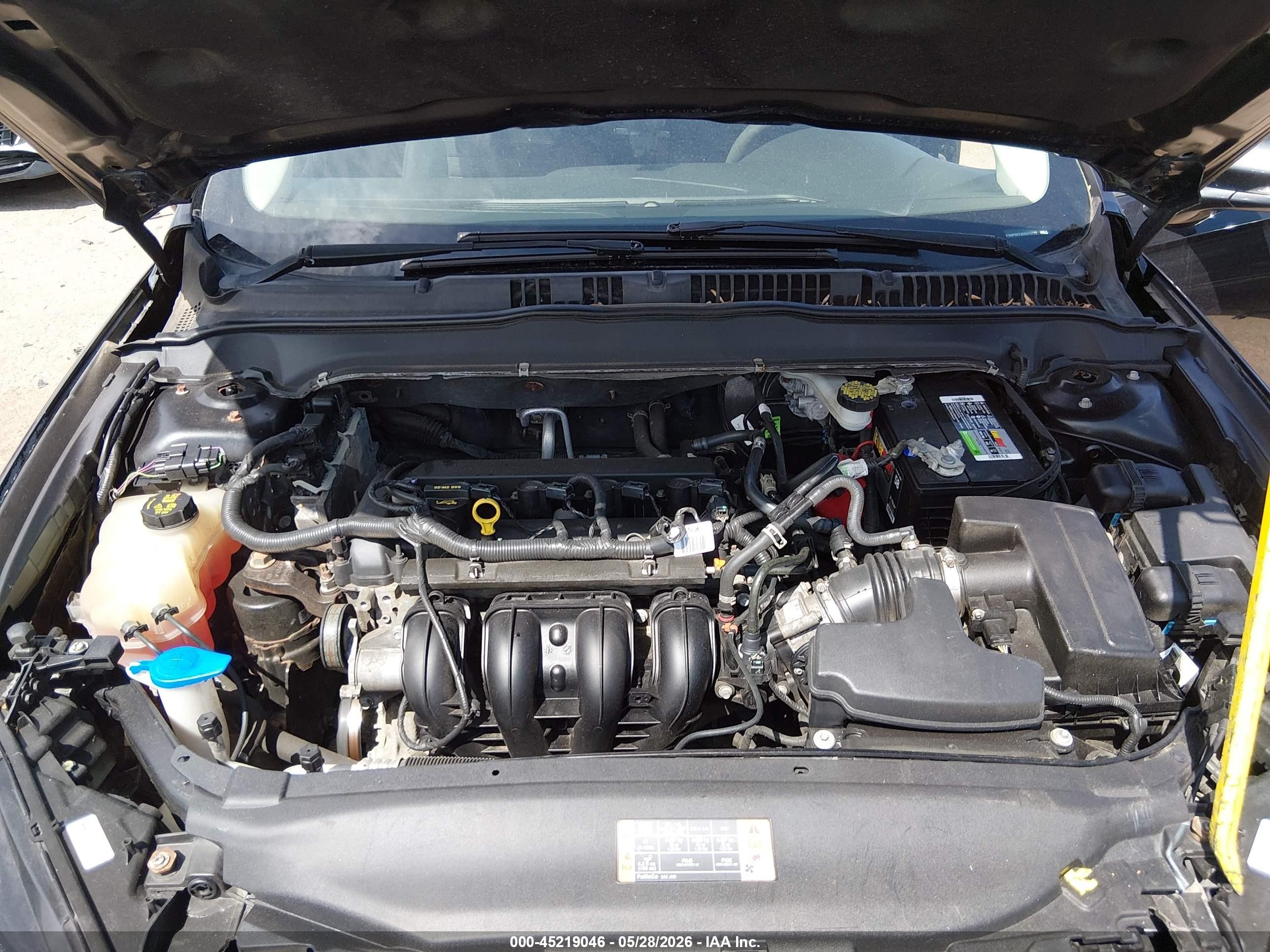 2014 Ford Fusion Se Black vin: 3FA6P0H7XER375723