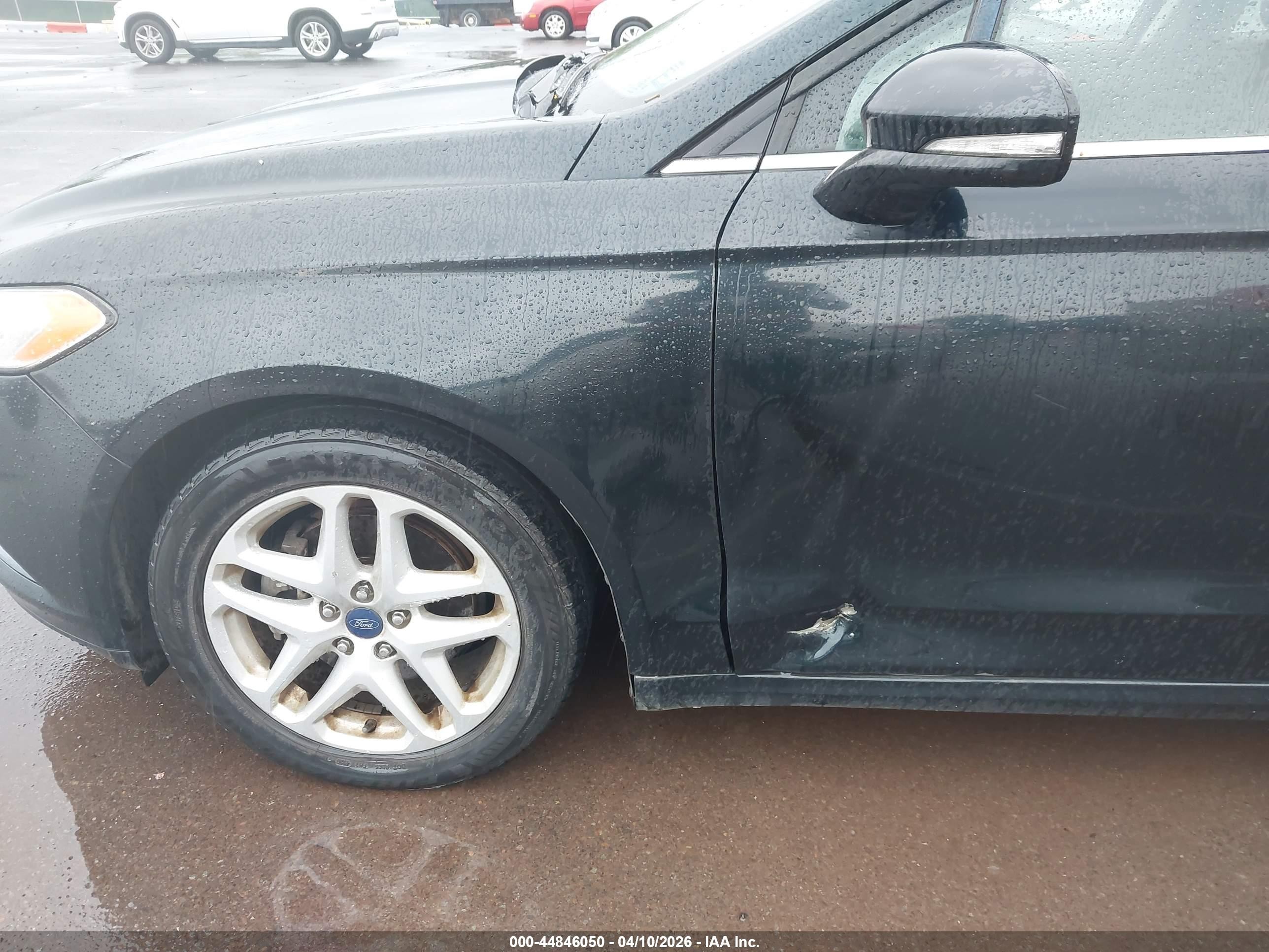 2014 Ford Fusion Se Black vin: 3FA6P0H7XER379724