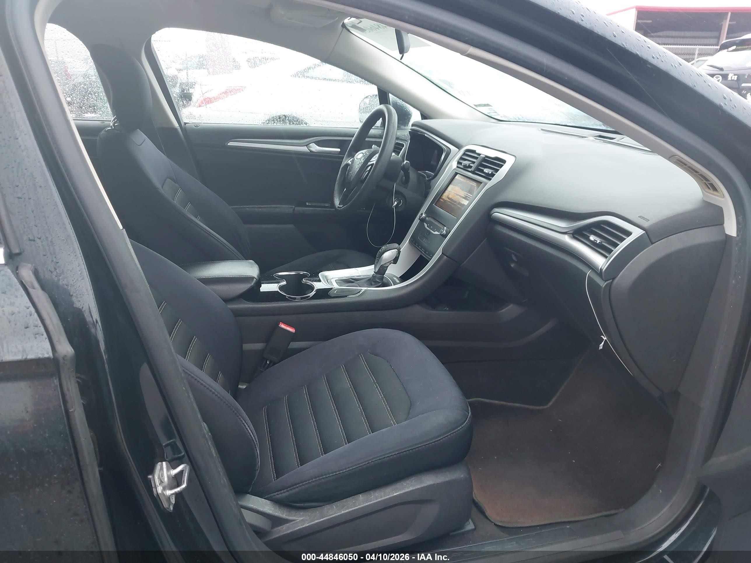 2014 Ford Fusion Se Black vin: 3FA6P0H7XER379724