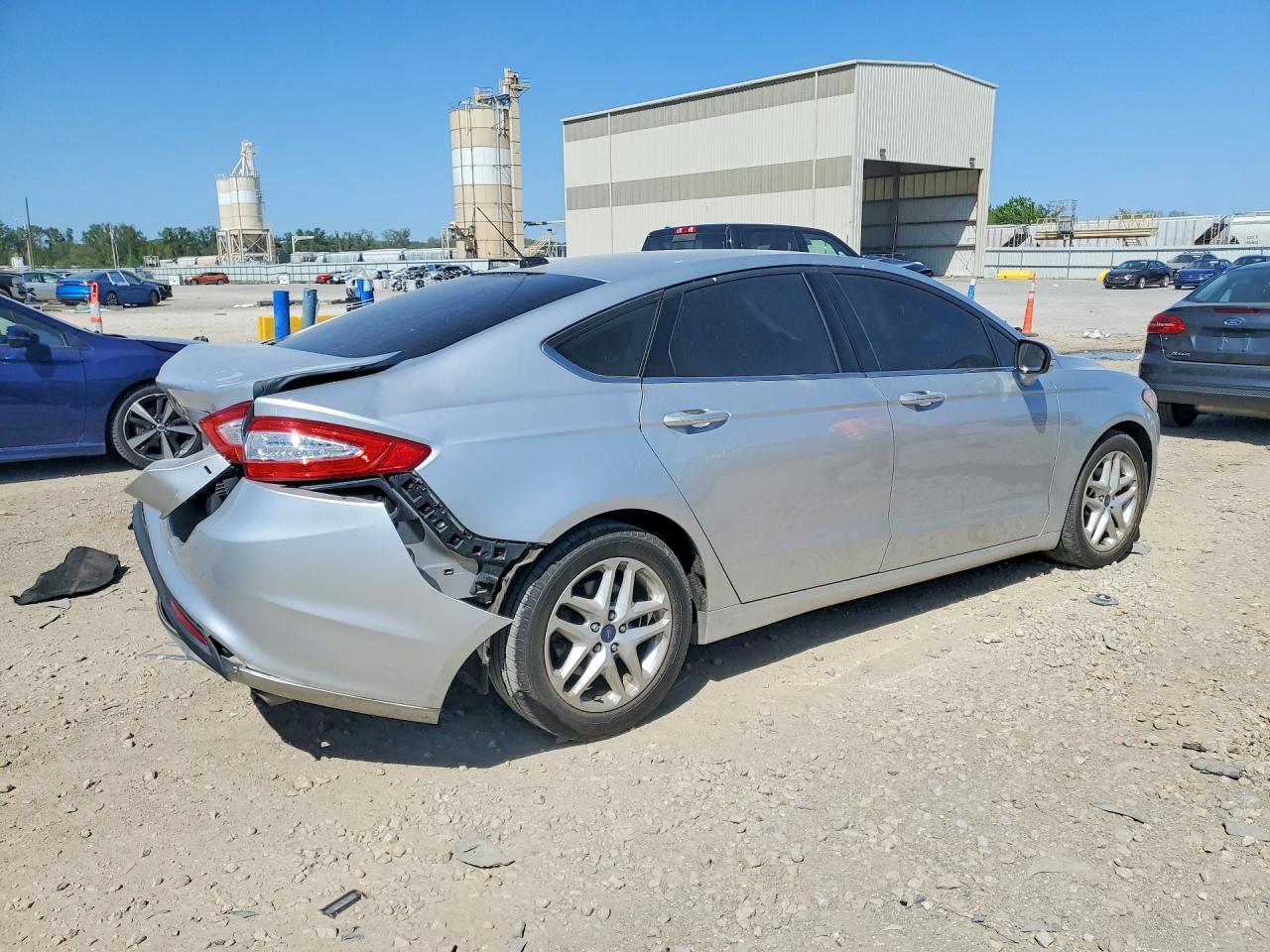 2014 Ford Fusion Se Silver vin: 3FA6P0H7XER391548