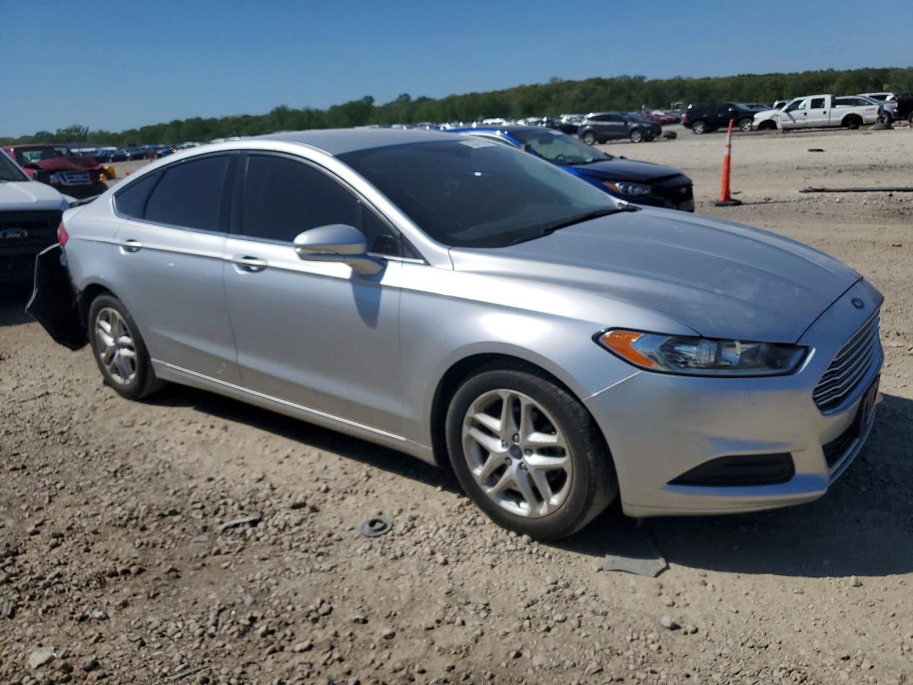 2014 Ford Fusion Se Silver vin: 3FA6P0H7XER391548
