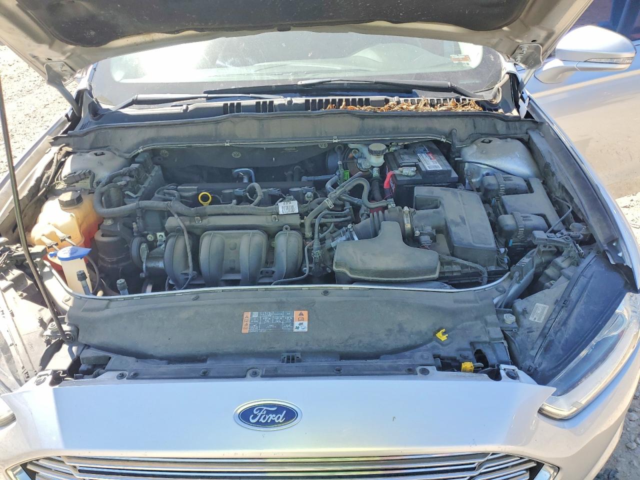 2014 Ford Fusion Se Silver vin: 3FA6P0H7XER391548