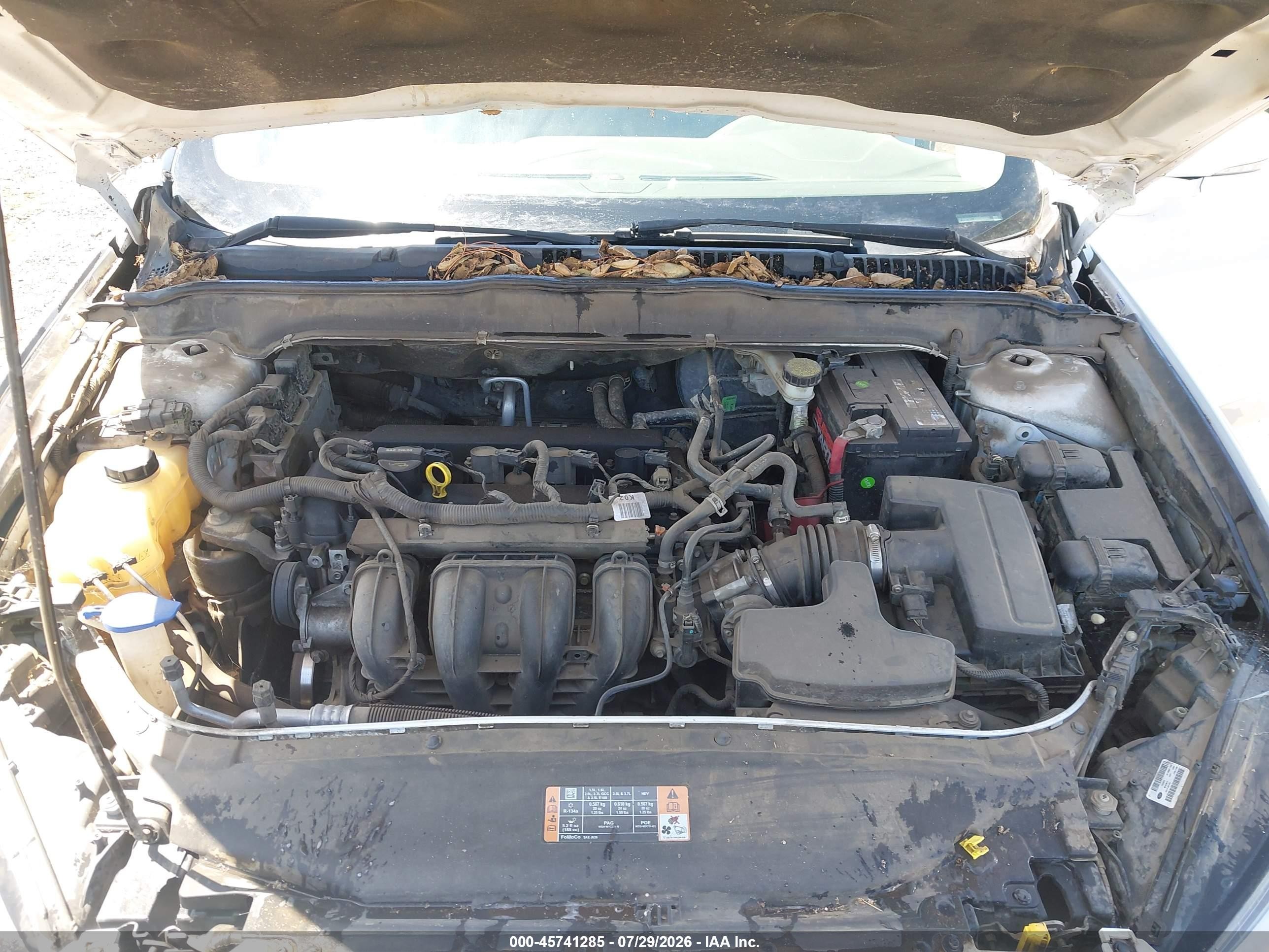 2014 Ford Fusion Se White vin: 3FA6P0H7XER393087