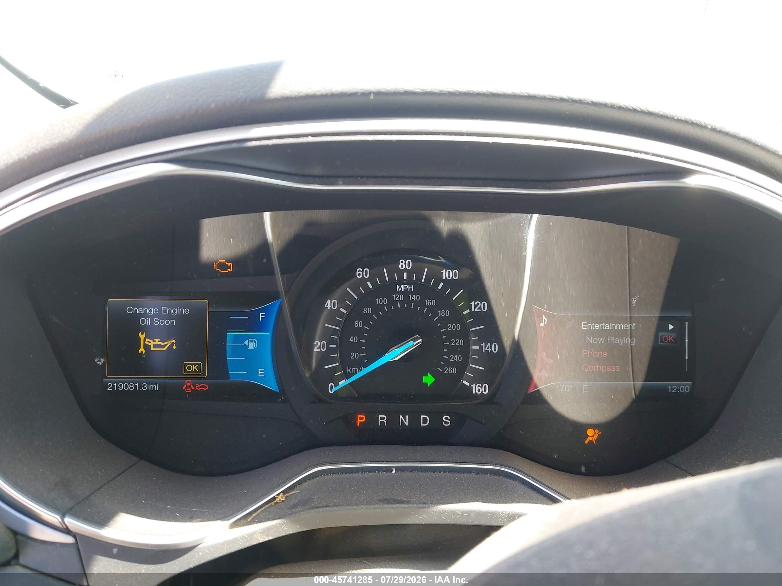 2014 Ford Fusion Se White vin: 3FA6P0H7XER393087