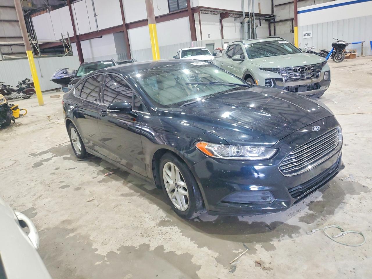 2014 Ford Fusion Se Blue vin: 3FA6P0H7XER396328