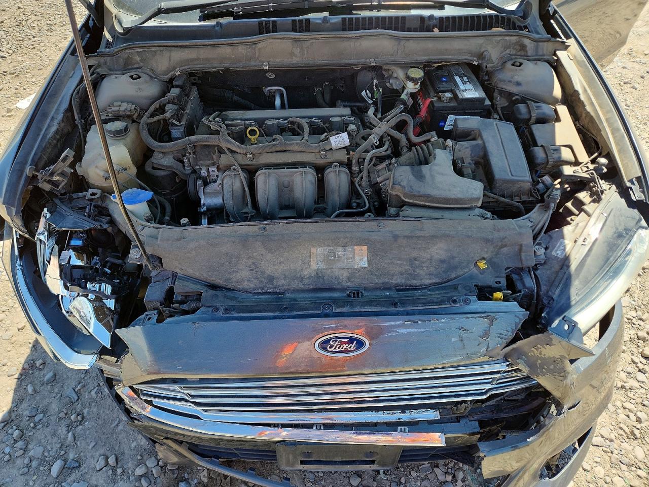 2015 Ford Fusion Se Серый vin: 3FA6P0H7XFR105263