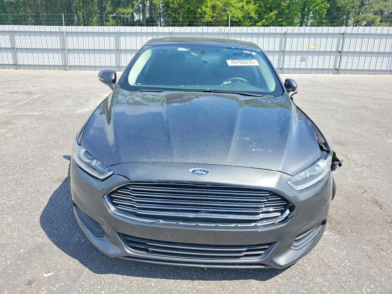 2015 Ford Fusion Se Gray vin: 3FA6P0H7XFR109202