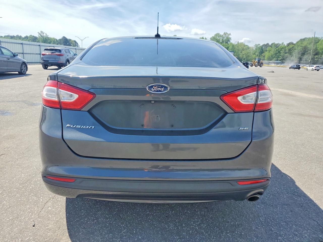 2015 Ford Fusion Se Gray vin: 3FA6P0H7XFR109202