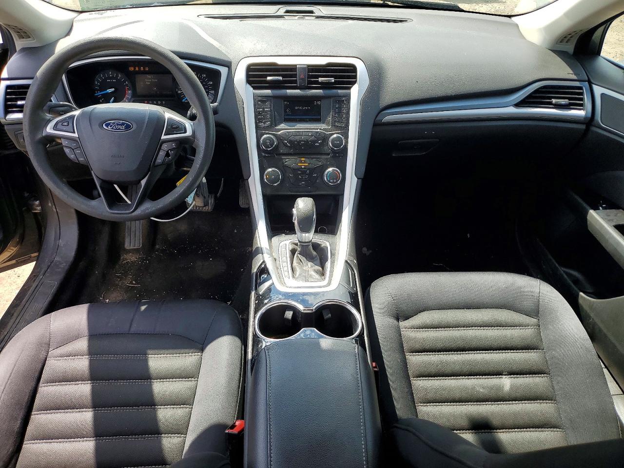 2015 Ford Fusion Se Gray vin: 3FA6P0H7XFR122757