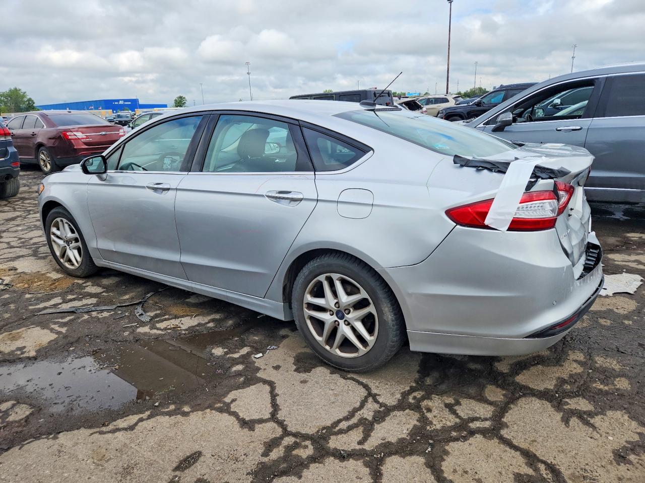 2015 Ford Fusion Se Silver vin: 3FA6P0H7XFR160912