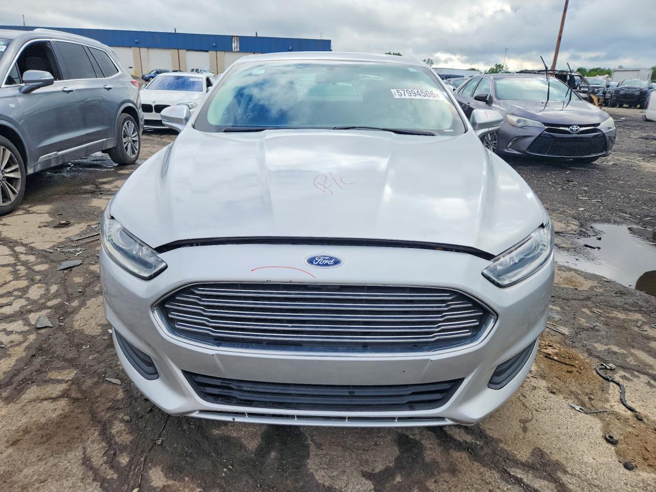 2015 Ford Fusion Se Silver vin: 3FA6P0H7XFR160912