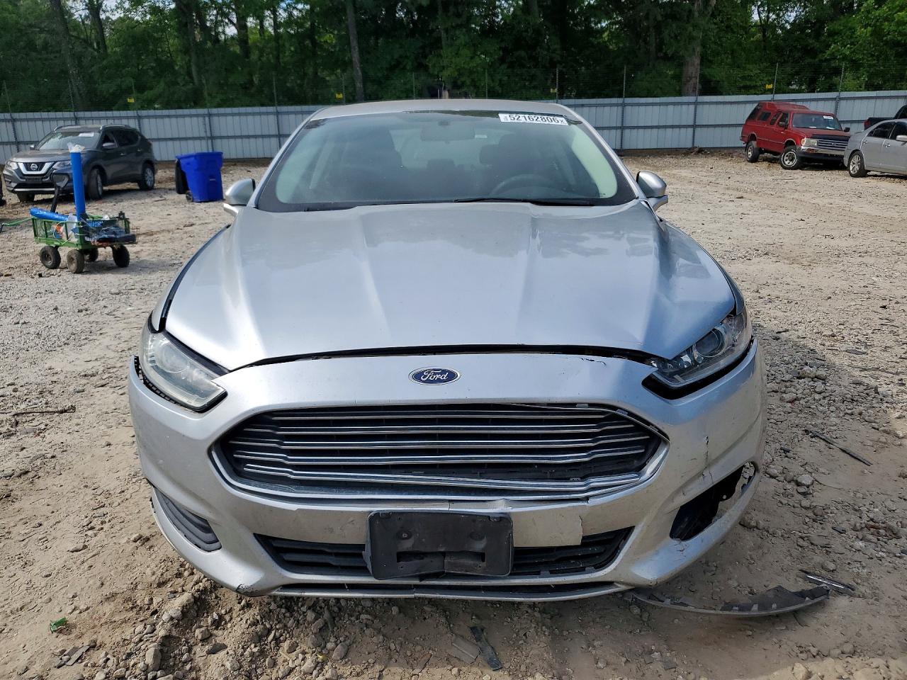 2015 Ford Fusion Se Silver vin: 3FA6P0H7XFR164586