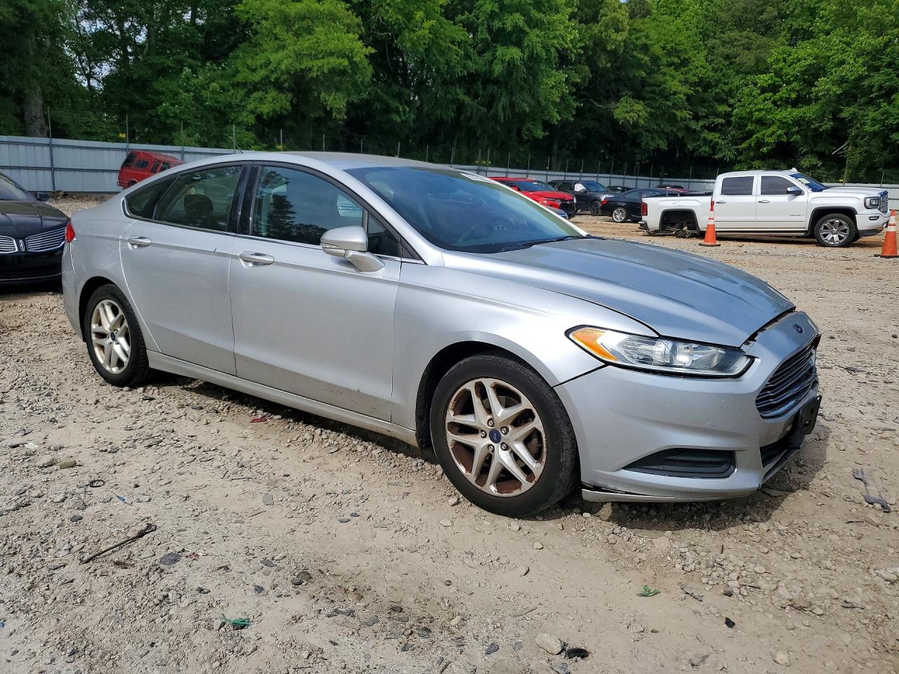 2015 Ford Fusion Se Silver vin: 3FA6P0H7XFR164586