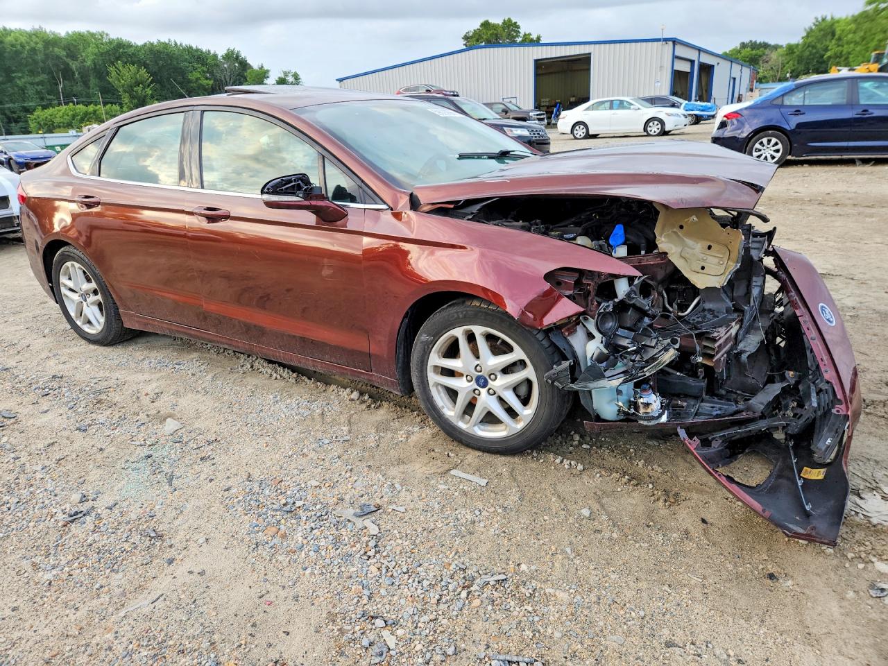 2015 Ford Fusion Se Brown vin: 3FA6P0H7XFR166287