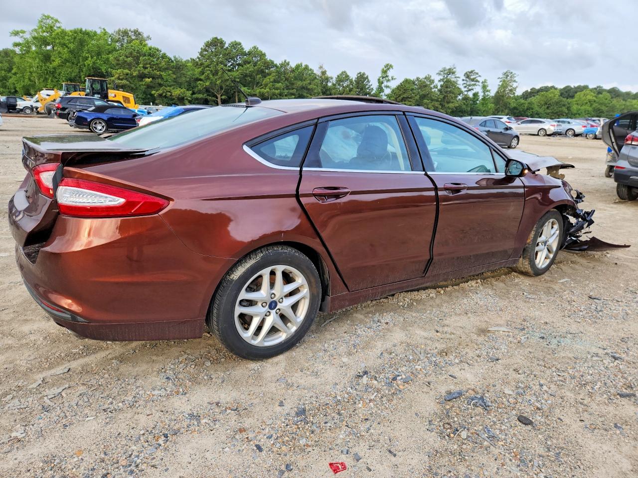 2015 Ford Fusion Se Brown vin: 3FA6P0H7XFR166287