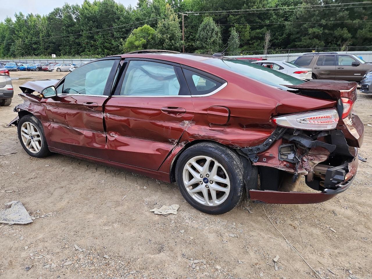 2015 Ford Fusion Se Brown vin: 3FA6P0H7XFR166287