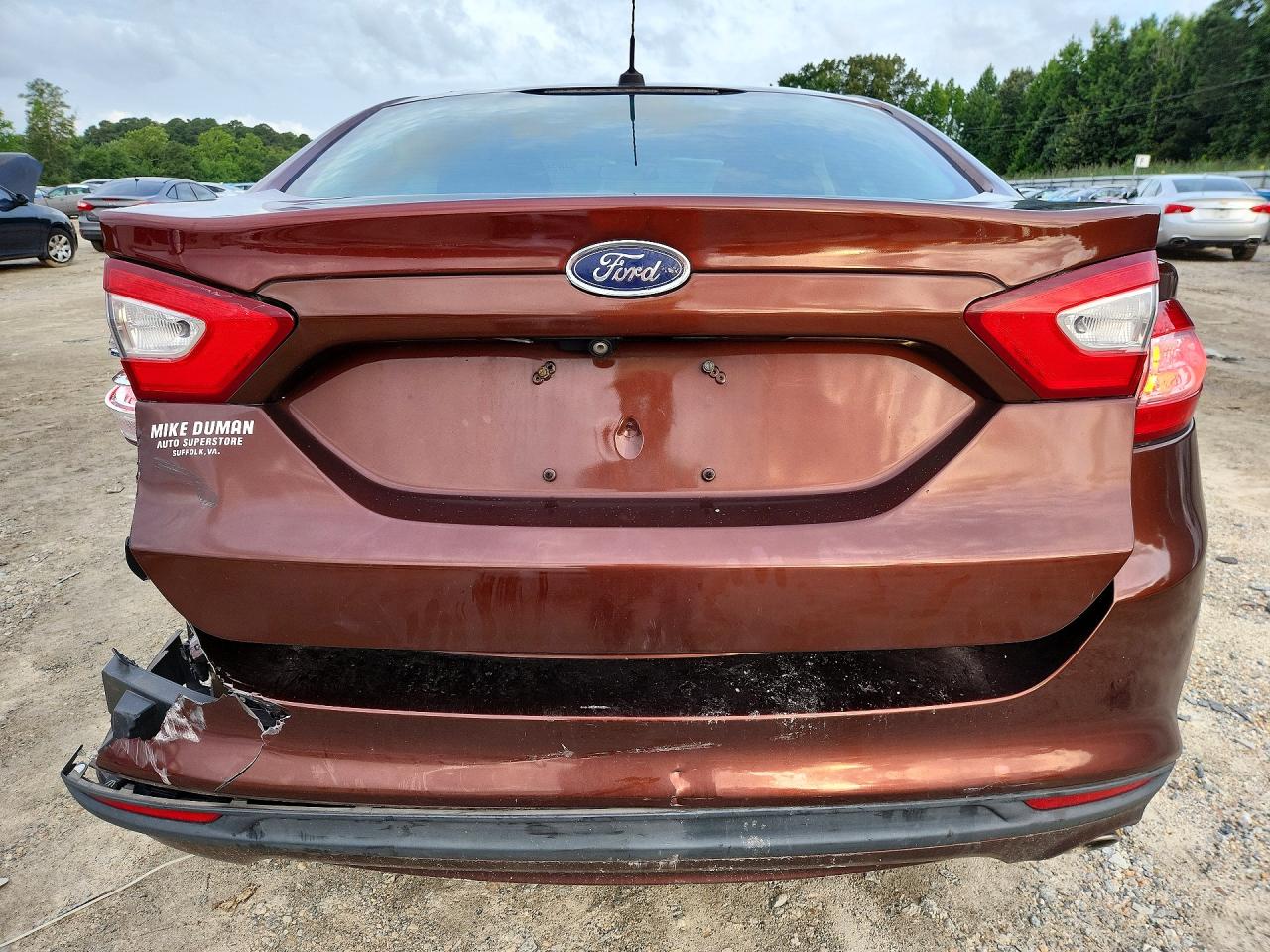 2015 Ford Fusion Se Brown vin: 3FA6P0H7XFR166287