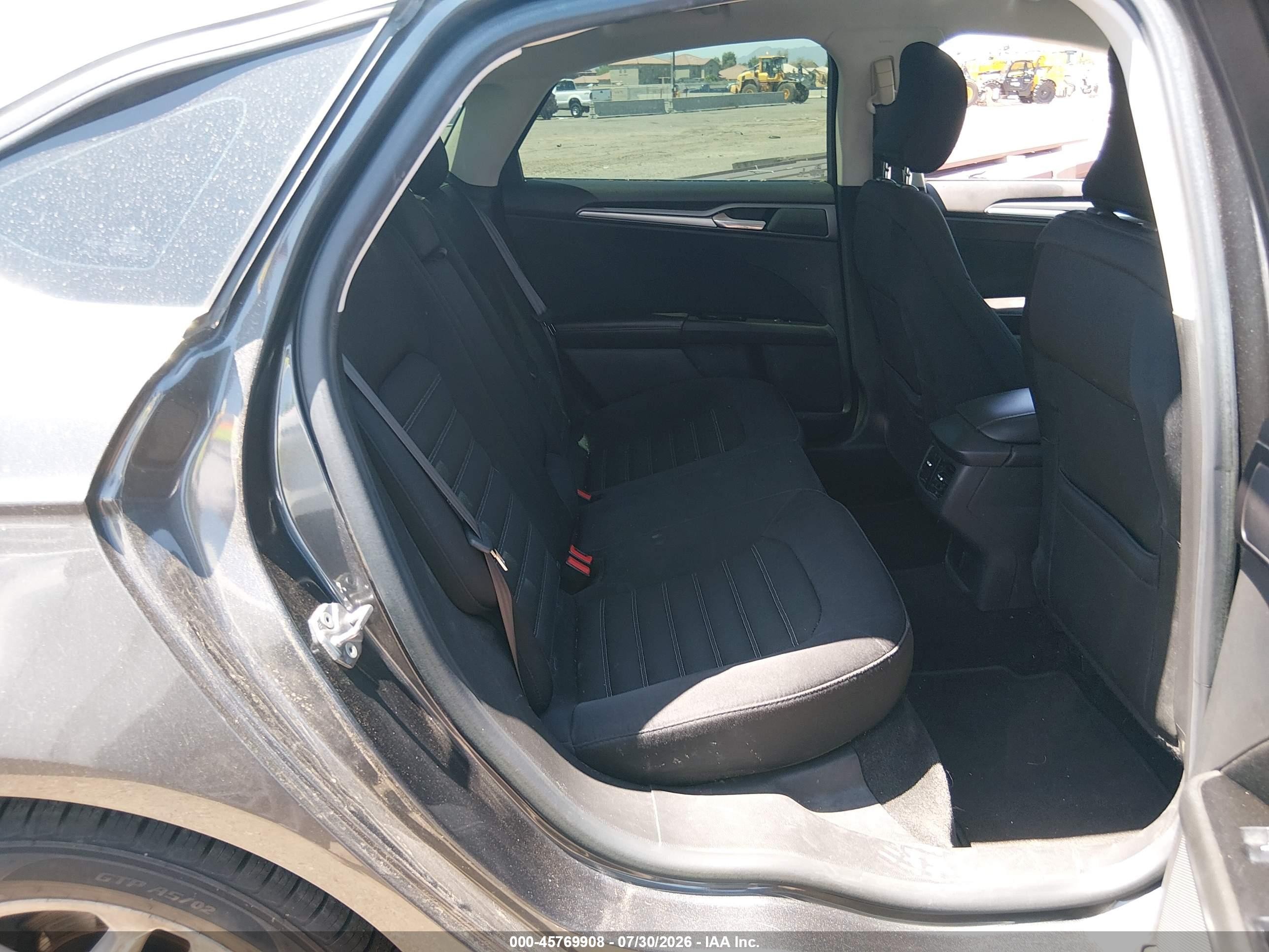 2015 Ford Fusion Se Gray vin: 3FA6P0H7XFR173174