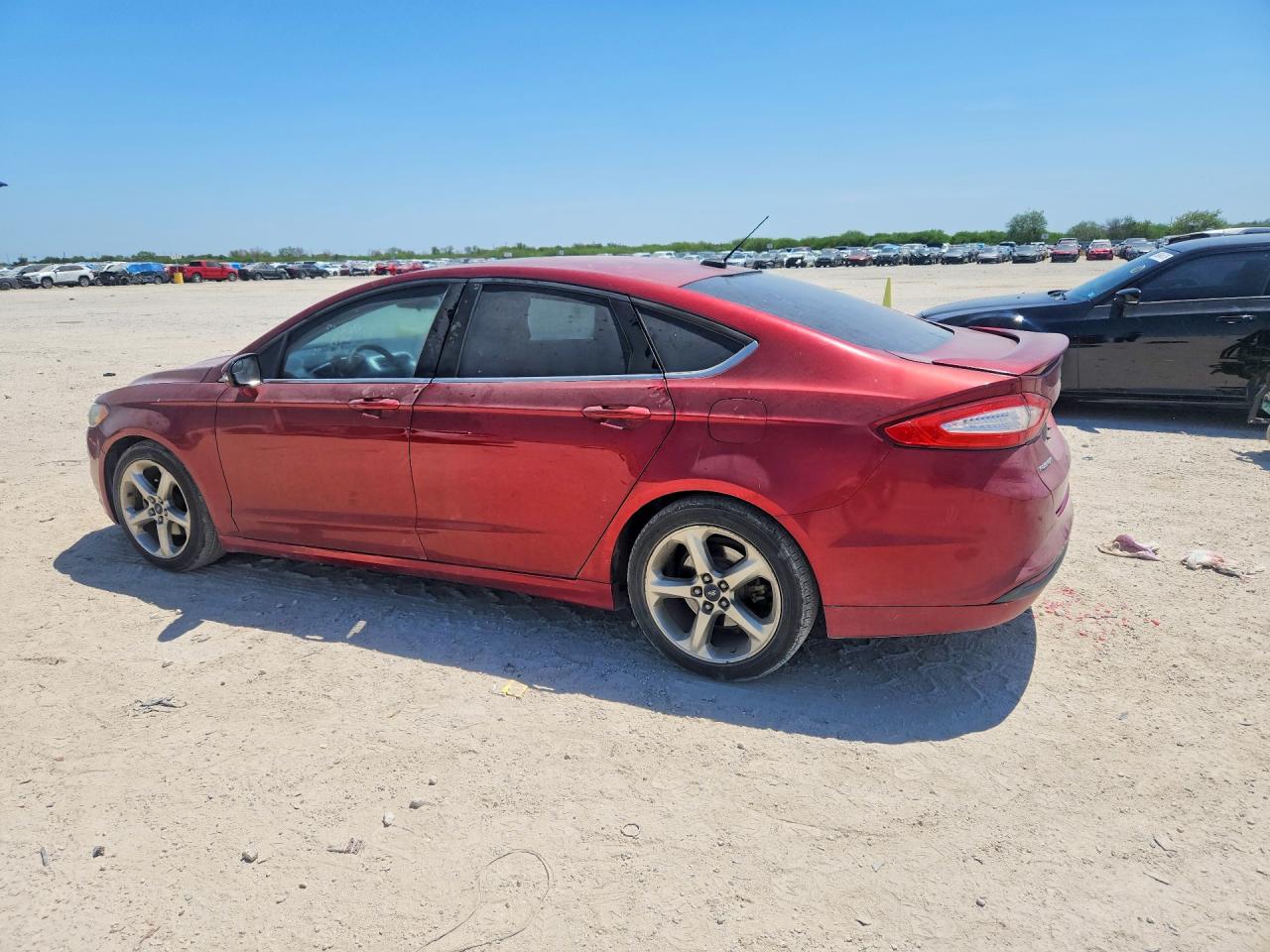 2015 Ford Fusion Se Maroon vin: 3FA6P0H7XFR181727