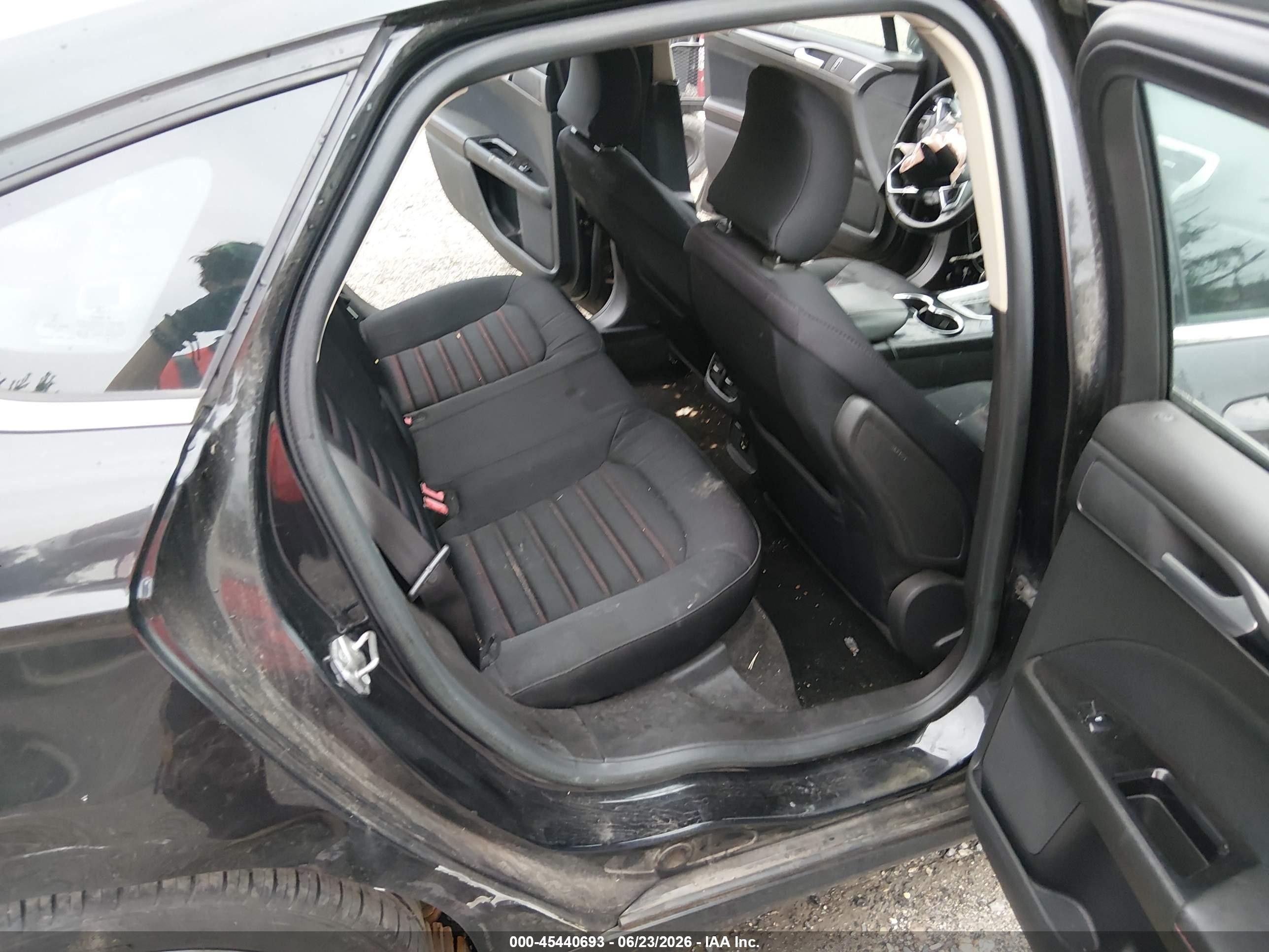 2015 Ford Fusion Se Black vin: 3FA6P0H7XFR188855