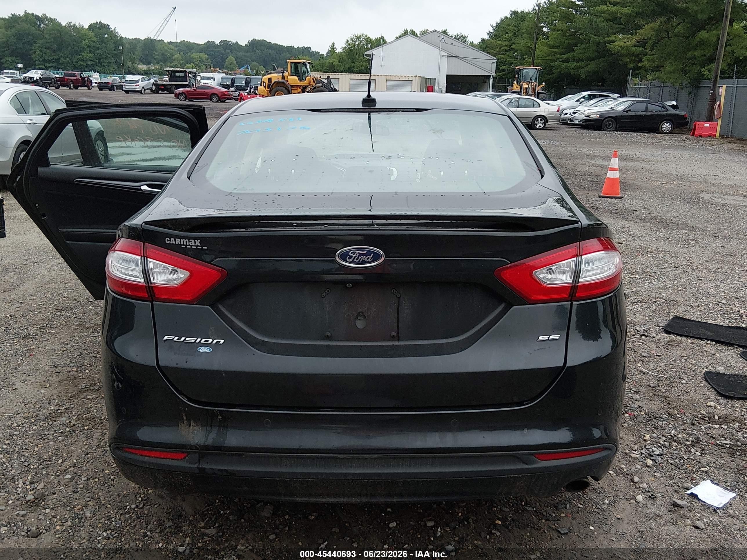 2015 Ford Fusion Se Black vin: 3FA6P0H7XFR188855