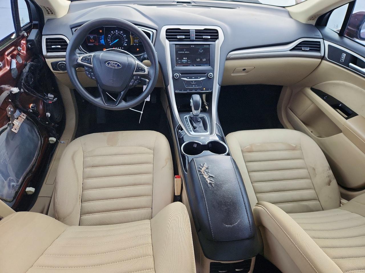 2015 Ford Fusion Se Burgundy vin: 3FA6P0H7XFR193277