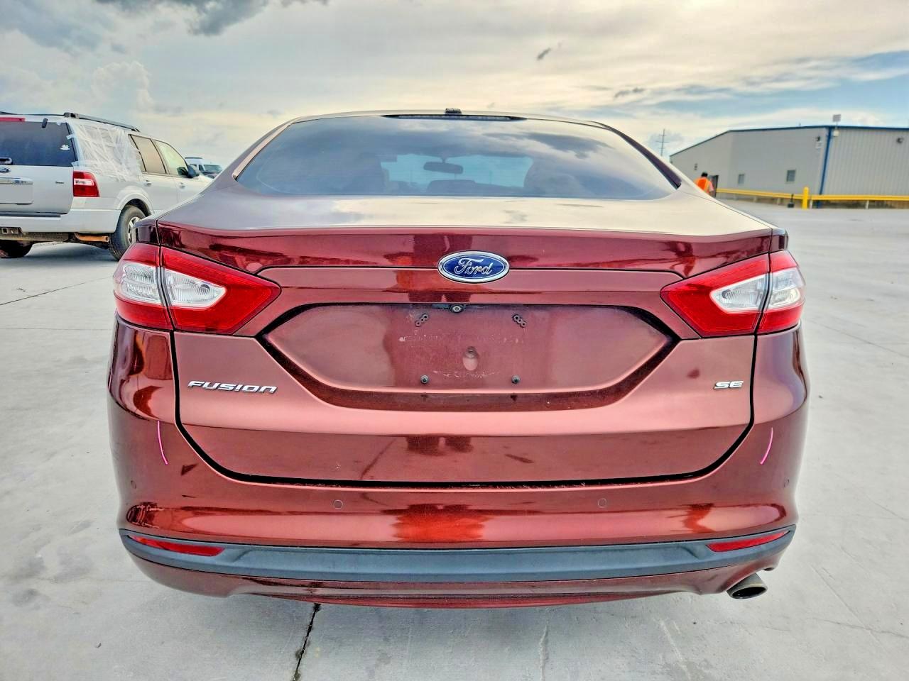 2015 Ford Fusion Se Burgundy vin: 3FA6P0H7XFR193277